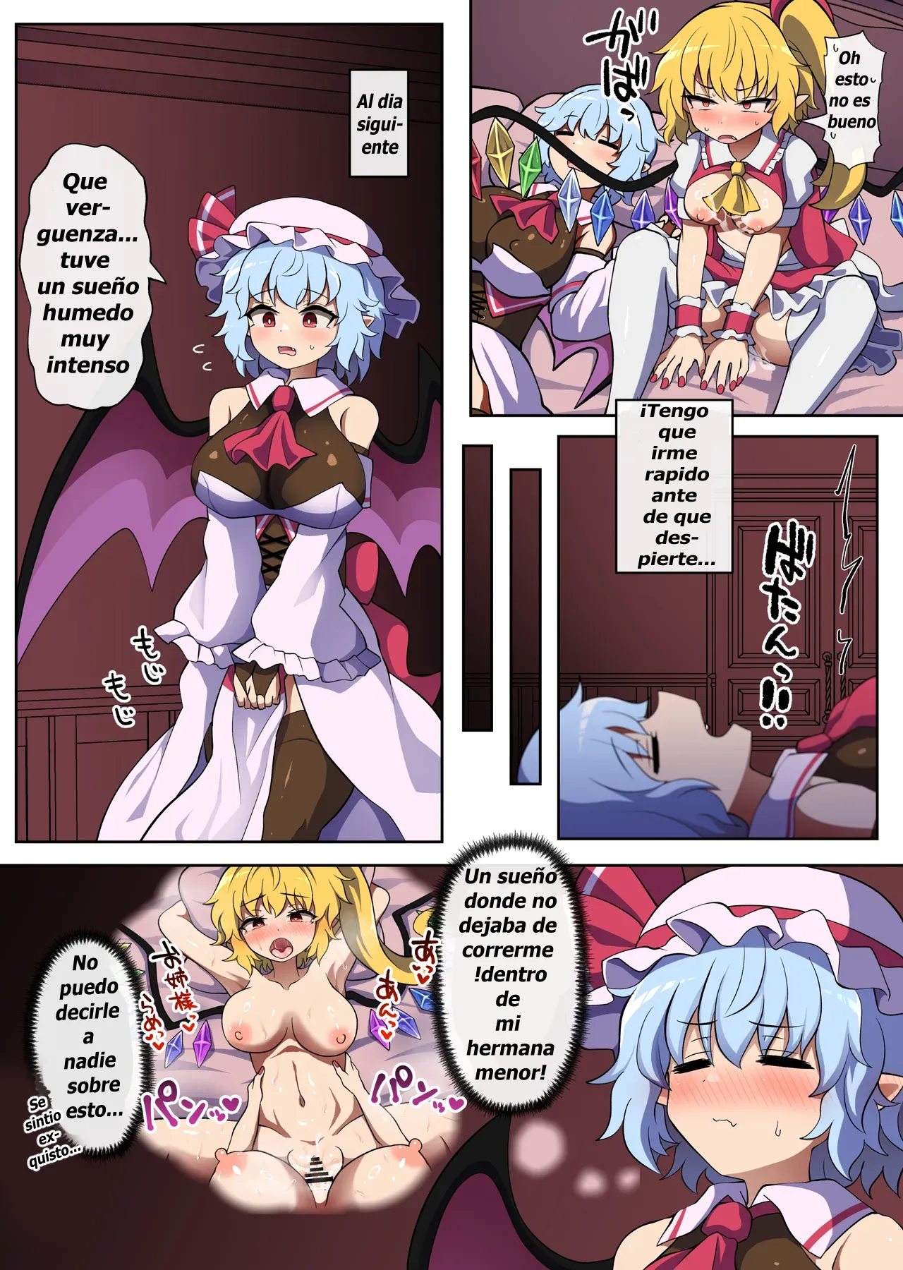 [Elyaps] Flan-chan feels lust for Futanari Remilia (Touhou Project) [Spanish] imagen número 20
