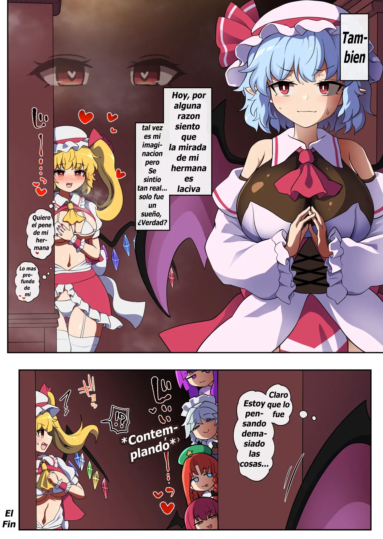 [Elyaps] Flan-chan feels lust for Futanari Remilia (Touhou Project) [Spanish] imagen número 21