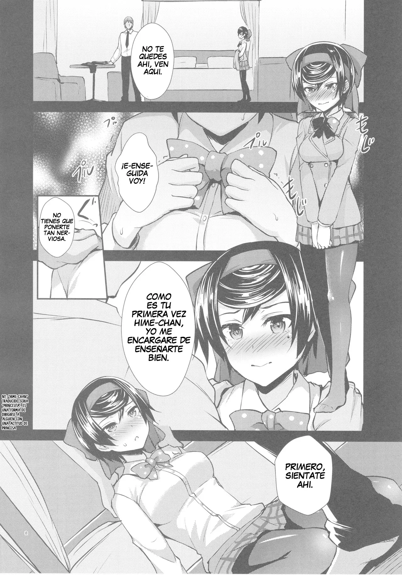 (COMIC1☆13) [chested (Tokupyon)] Haru o Uru Ribbon Hime | La Princesa del Listón Rojo que Vende su Inocencia (Girls und Panzer) [Spanish] [Erwin Pry] imagen número 7