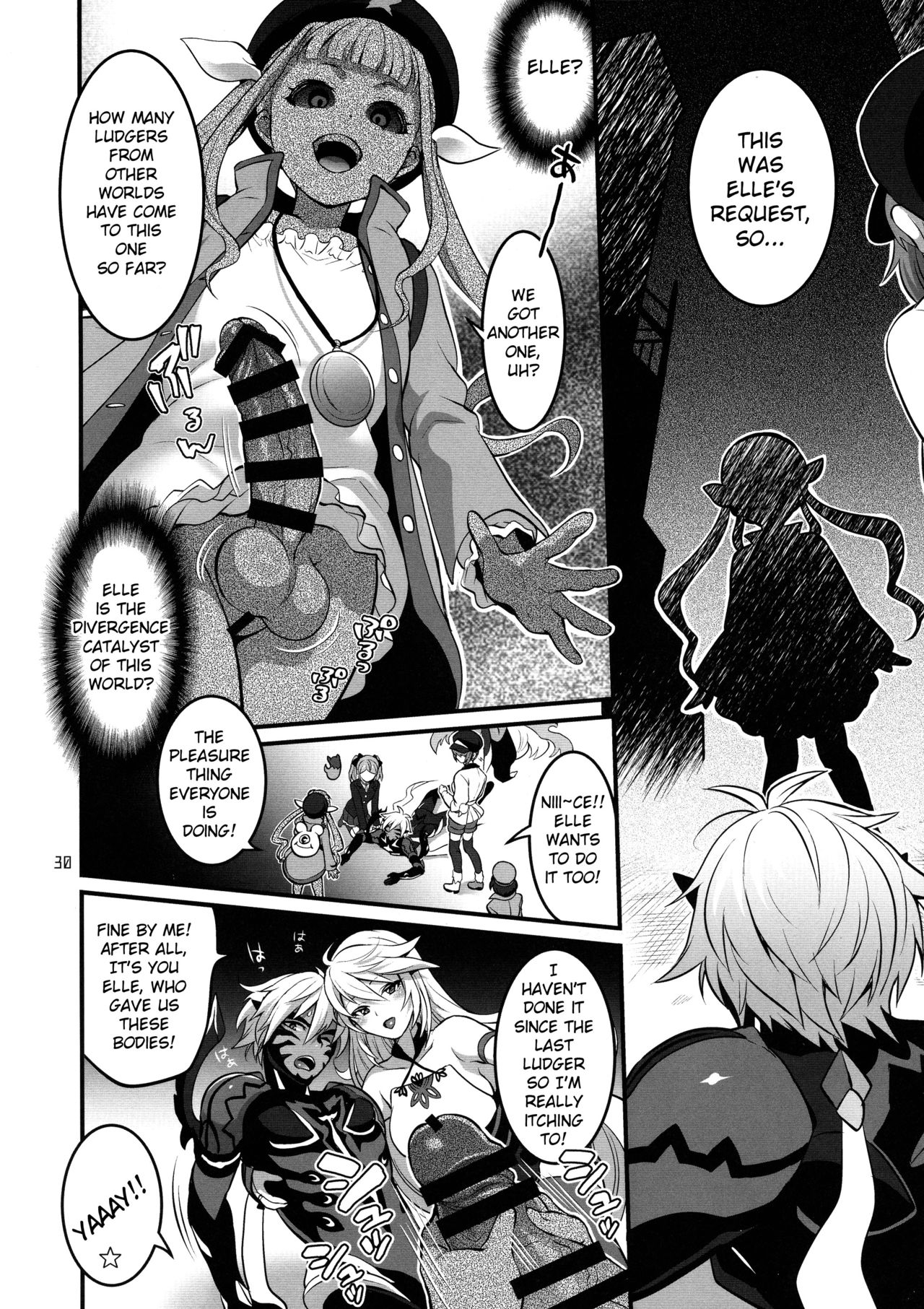 (C97) [TENPA RING (Tokimachi Eisei)] Totsu Nyuu Futanari Darake no Bunshi Sekai (Tales of Xillia 2) [English] [TSHH] 이미지 번호 30