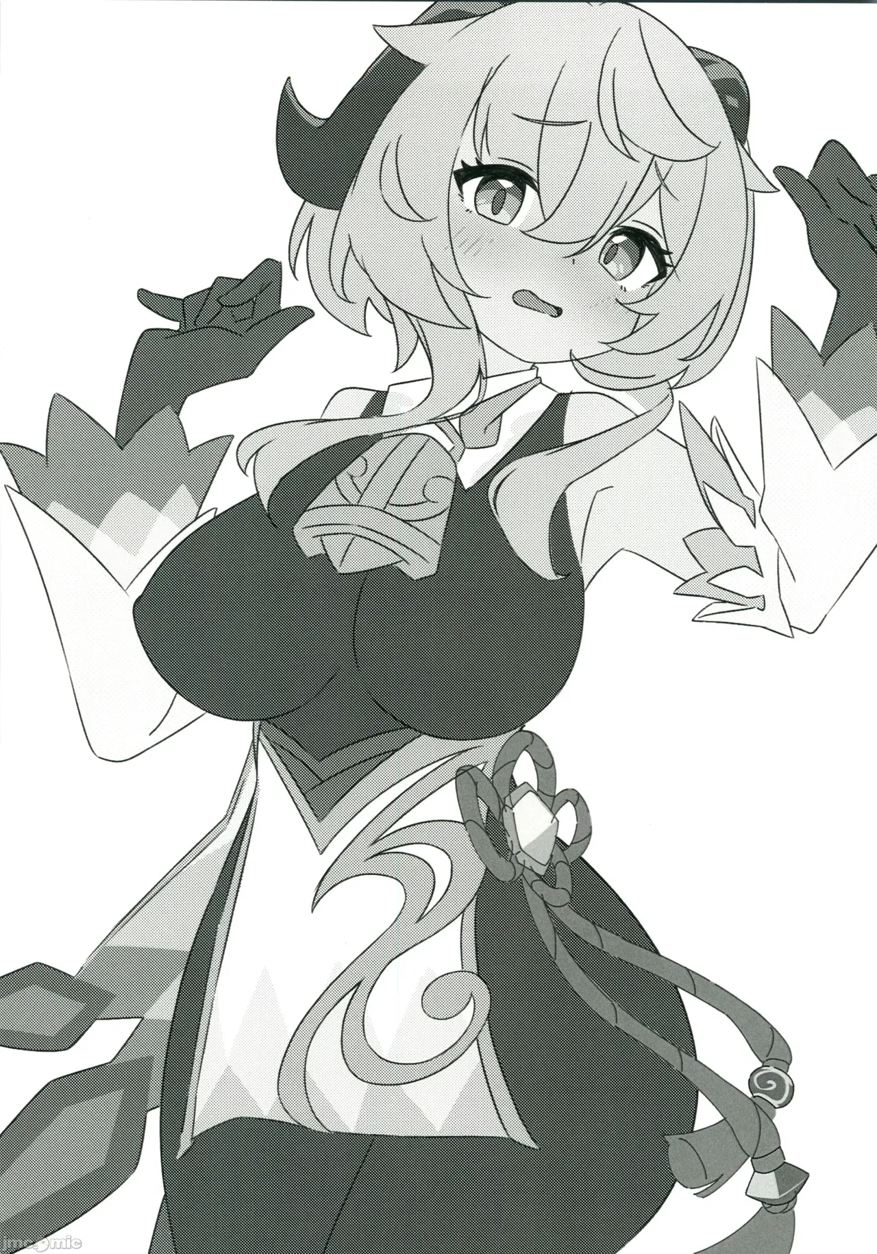 (C105) [Akame-chan Honpo (Akame)] Ganyu ni Sukebe na Koto o Suru Hon | 对甘雨做色色的事情本 (Genshin Impact) [Chinese] Bildnummer 2