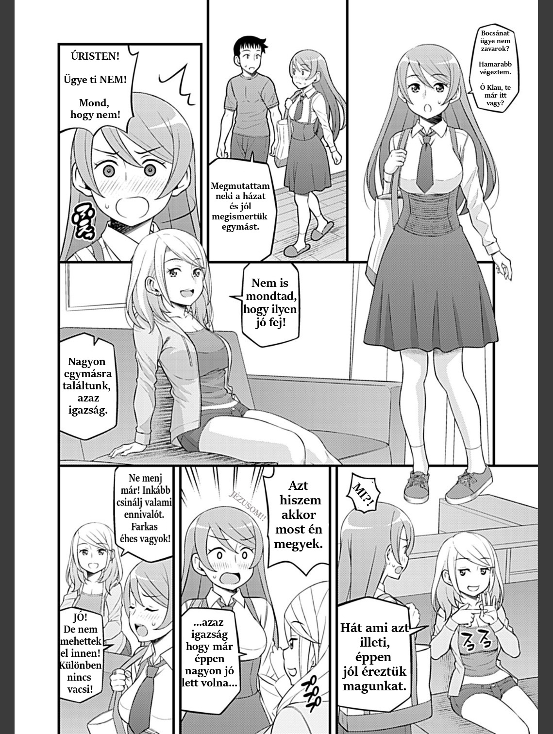 [Moririn-Monson] Kanojo no Gal na Onee-san ni Sasowareta node Shimashita. Ch. 4 | My Girlfriend's Gal-like Onee-san Seduced Me and We had Sex Ch. 4 [Hungarian] [Hunnai Hentai] image number 4