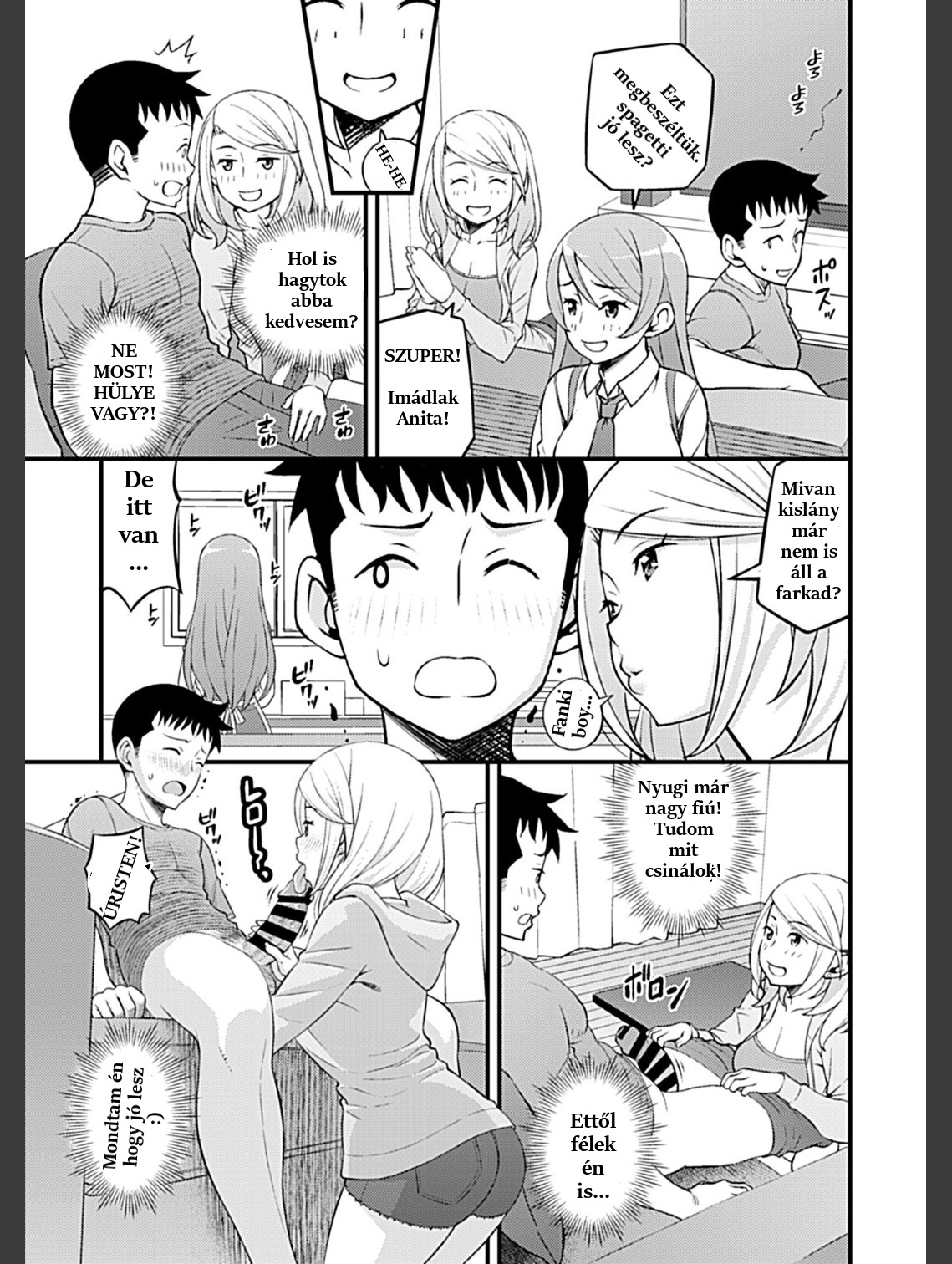 [Moririn-Monson] Kanojo no Gal na Onee-san ni Sasowareta node Shimashita. Ch. 4 | My Girlfriend's Gal-like Onee-san Seduced Me and We had Sex Ch. 4 [Hungarian] [Hunnai Hentai] image number 5