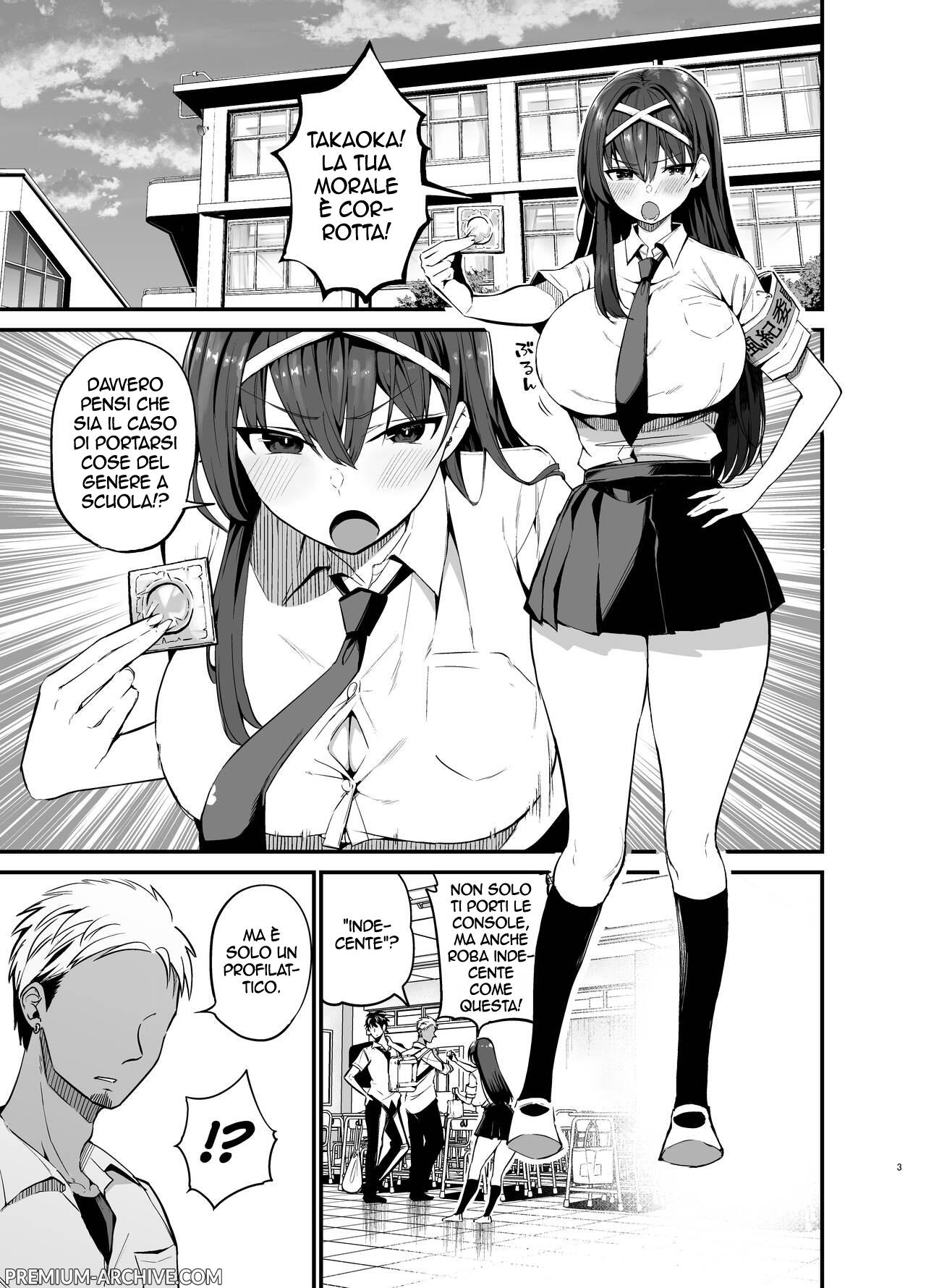 [Aohimo Familia (Chilt)] Fuuki Iinchou ga Ochiru made | Il crollo della presidente del comitato per la morale [Italian] 画像番号 2