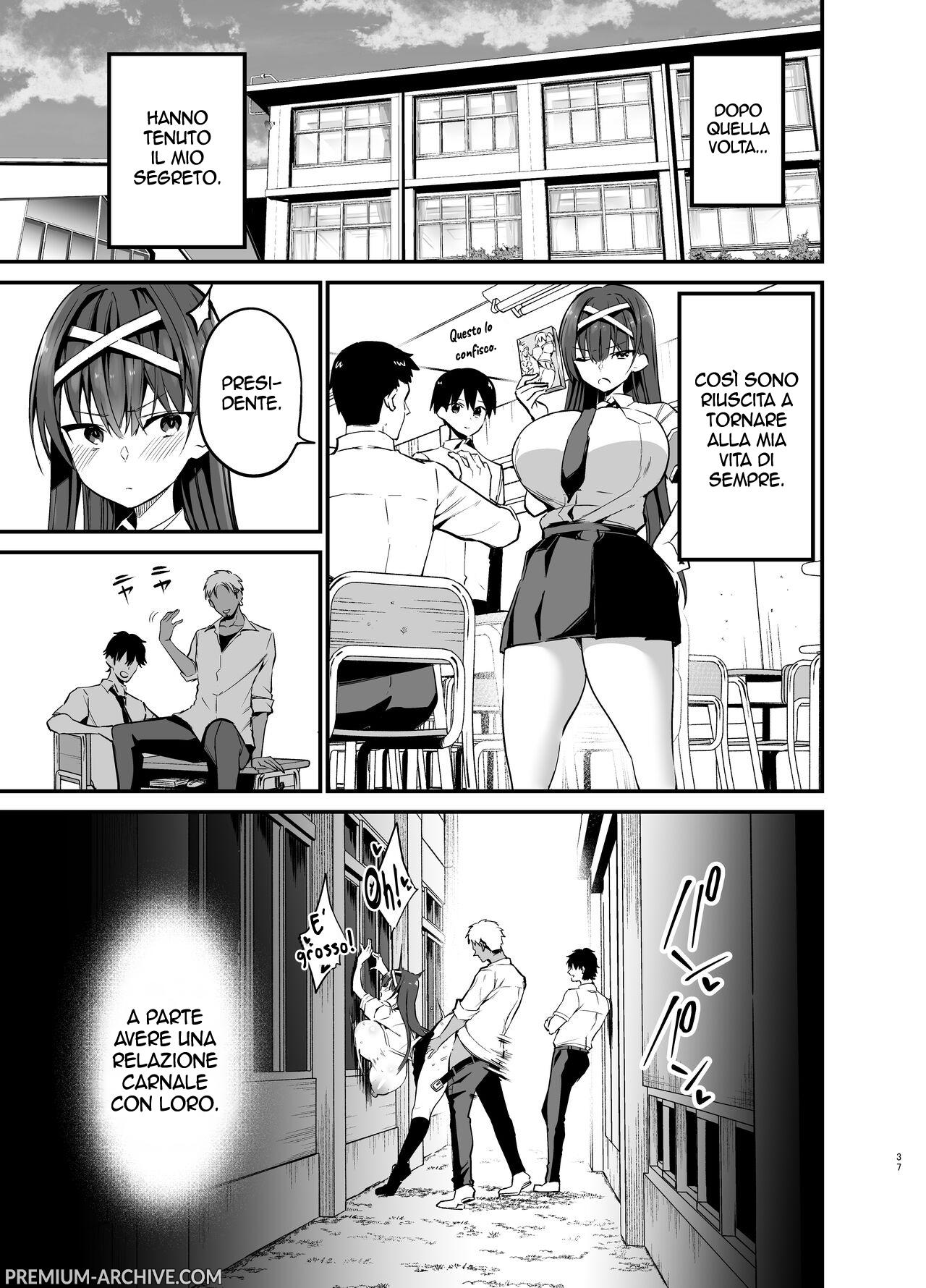 [Aohimo Familia (Chilt)] Fuuki Iinchou ga Ochiru made | Il crollo della presidente del comitato per la morale [Italian] 画像番号 36