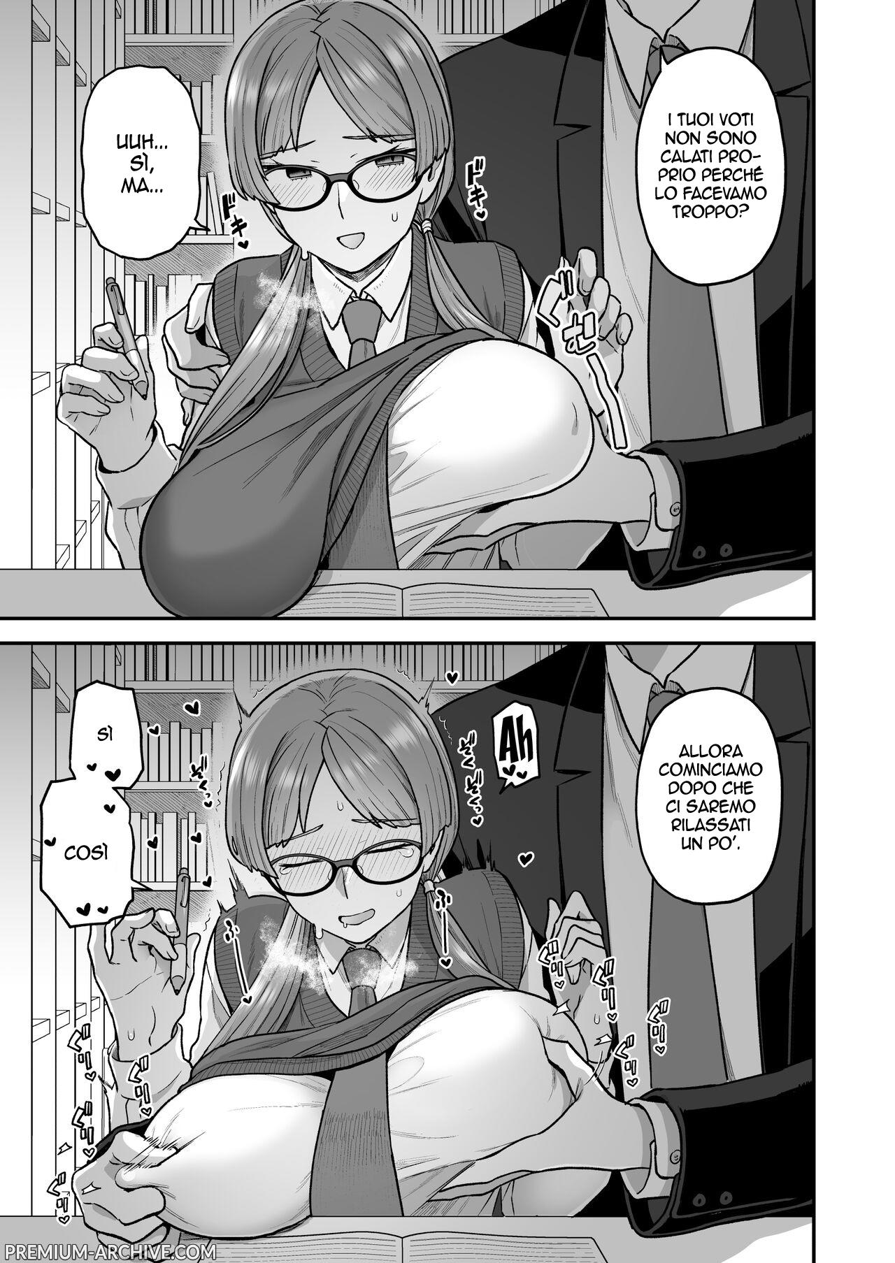 [Sayonara Hornet (Yoshiragi)] Iinchou to Mitsuda-kun no Obenkyoukai | Mitsuda e la capoclasse cercano di studiare [Italian] 画像番号 10