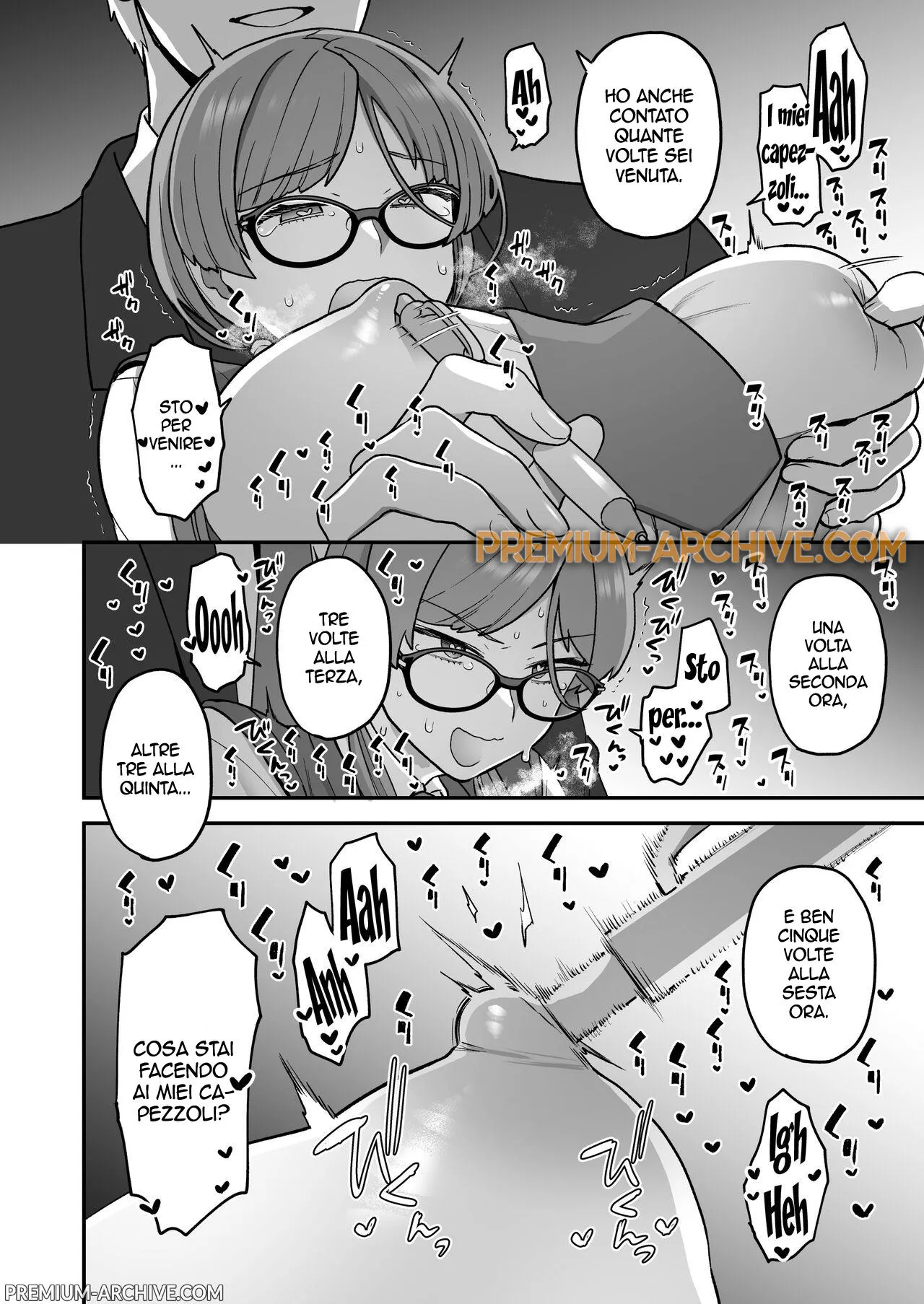 [Sayonara Hornet (Yoshiragi)] Iinchou to Mitsuda-kun no Obenkyoukai | Mitsuda e la capoclasse cercano di studiare [Italian] 画像番号 13