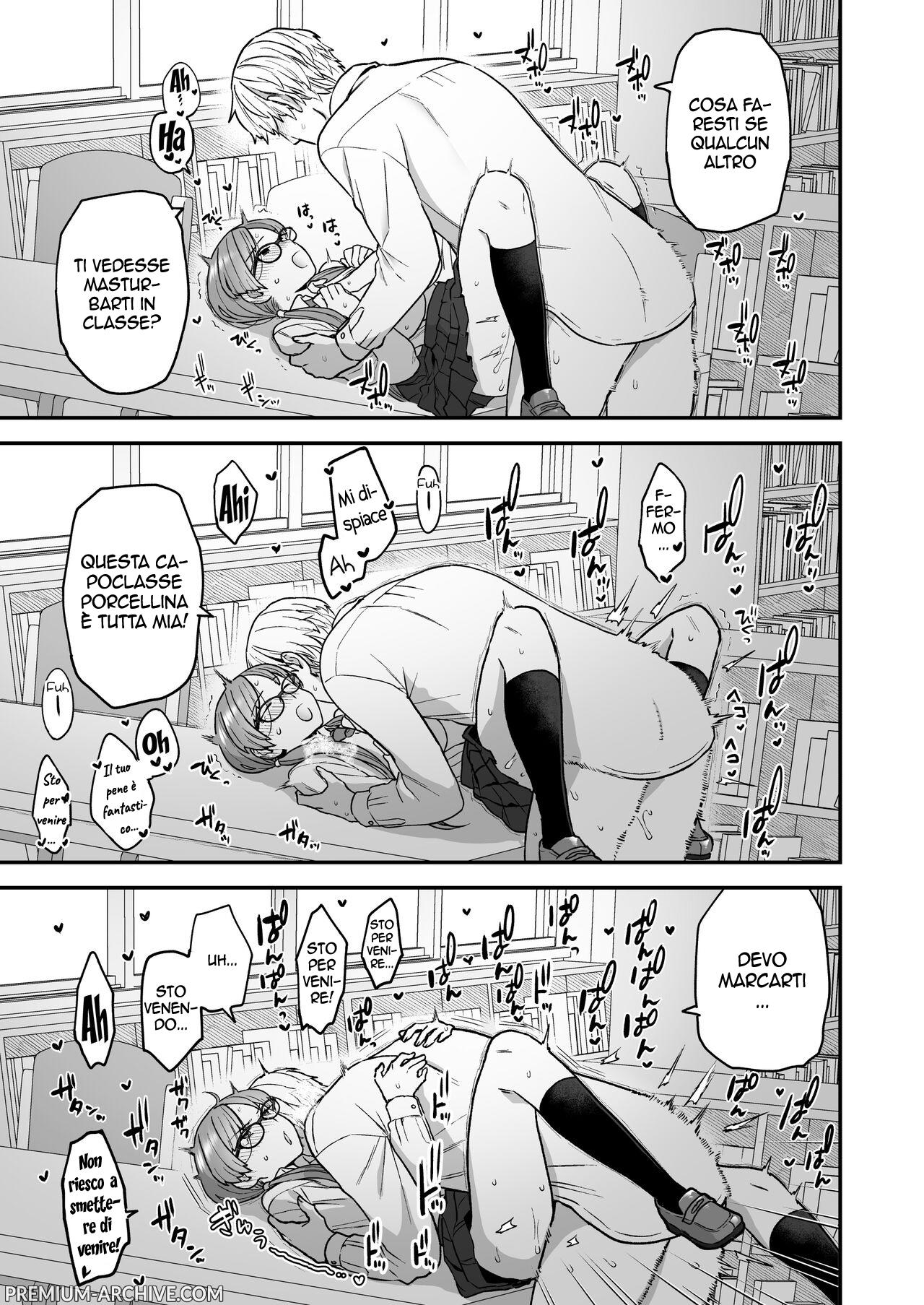 [Sayonara Hornet (Yoshiragi)] Iinchou to Mitsuda-kun no Obenkyoukai | Mitsuda e la capoclasse cercano di studiare [Italian] 画像番号 18