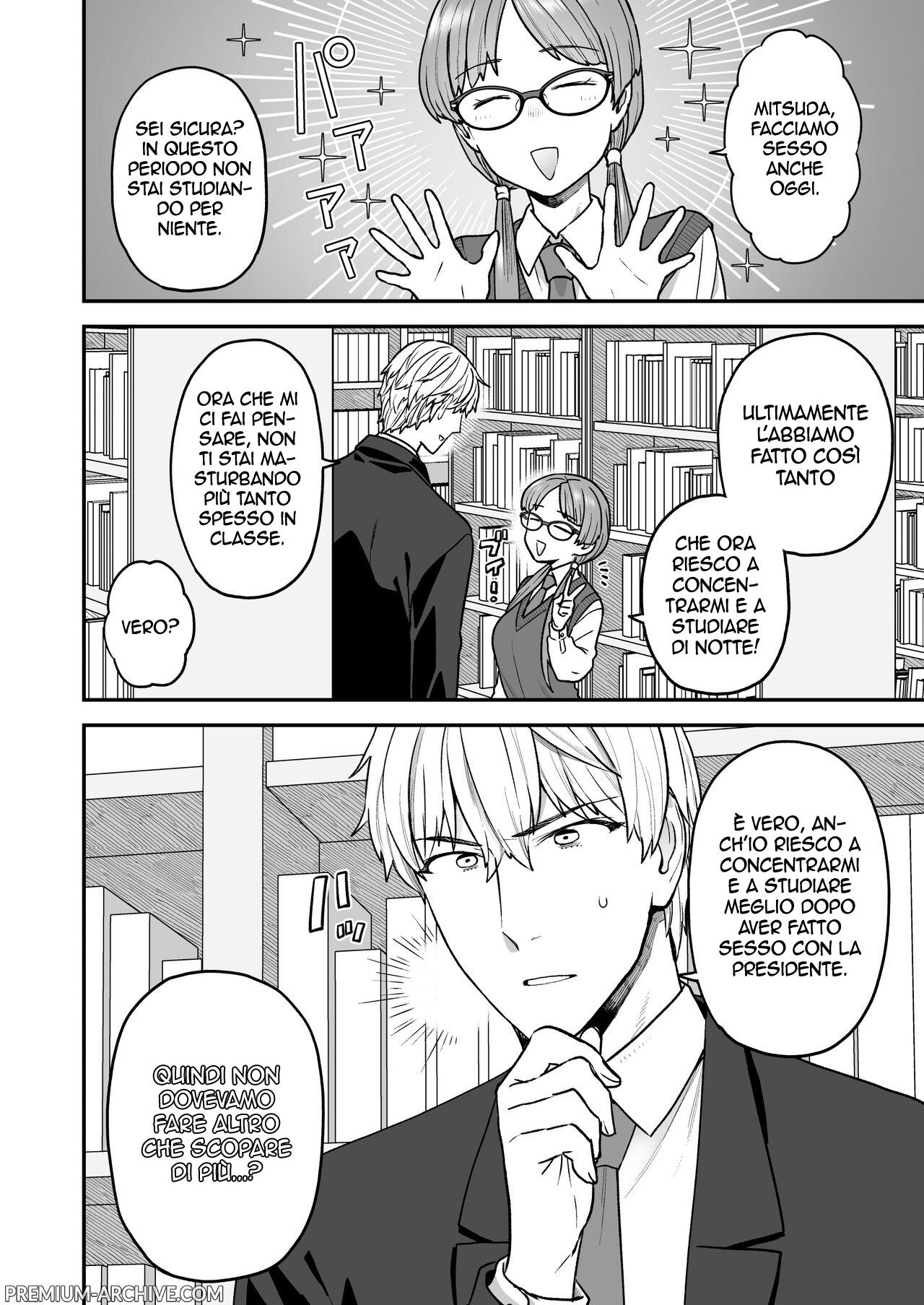 [Sayonara Hornet (Yoshiragi)] Iinchou to Mitsuda-kun no Obenkyoukai | Mitsuda e la capoclasse cercano di studiare [Italian] 画像番号 25