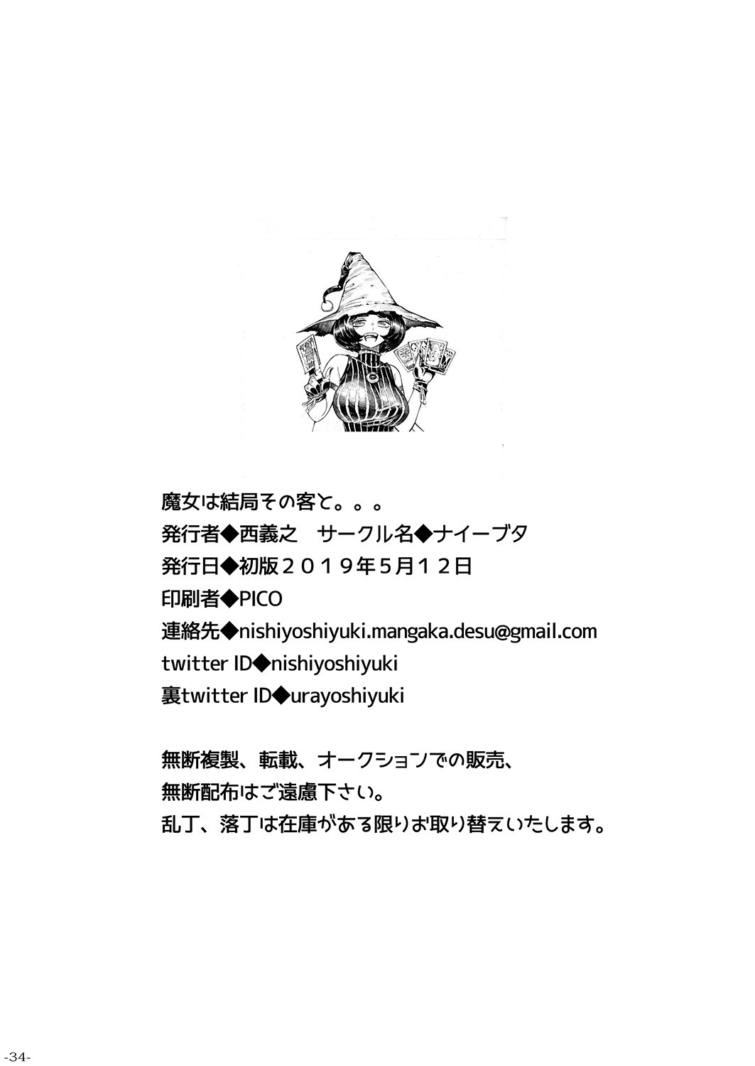 [Naivta (Nishi Yoshiyuki)] Majo wa Kekkyoku Sono Kyaku to... | The Witch Ended Up... [English] [Panatical] [Digital] 图片编号 33