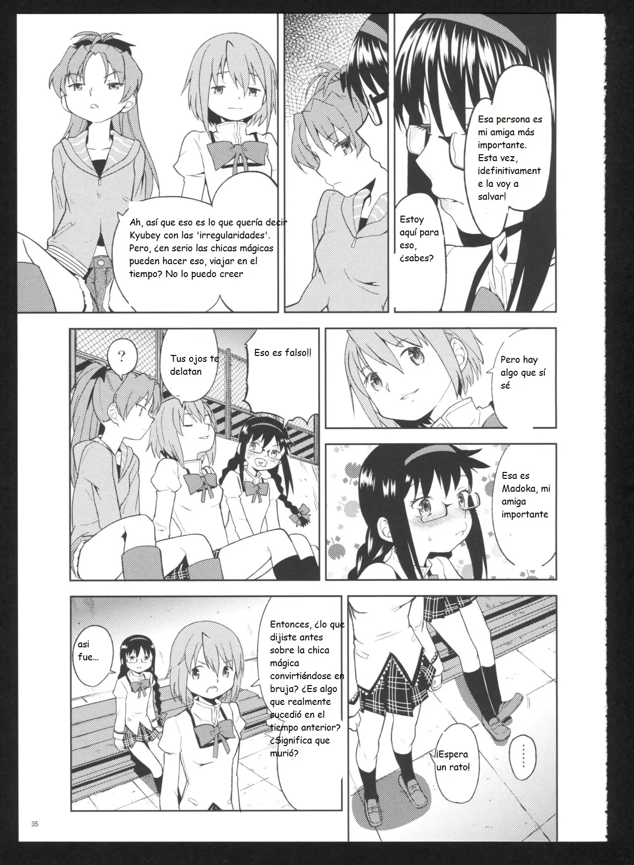 (C86) [Nedaore (Ayane)] Kakoku Shoujo Eroku San (Puella Magi Madoka Magica)(spanish)(Traduccion:CristoferDeLosAndes) Bildnummer 38