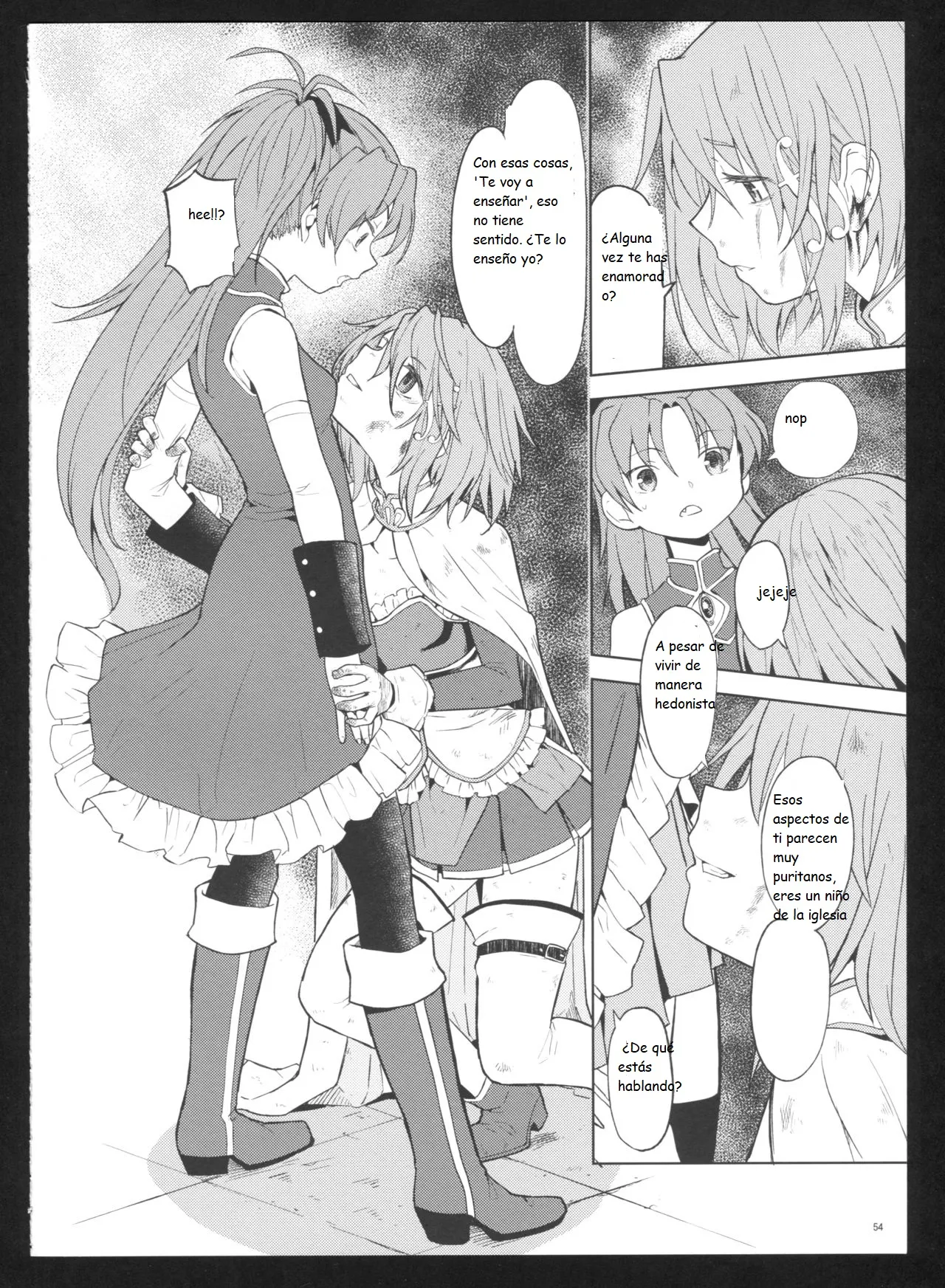 (C86) [Nedaore (Ayane)] Kakoku Shoujo Eroku San (Puella Magi Madoka Magica)(spanish)(Traduccion:CristoferDeLosAndes) Bildnummer 57