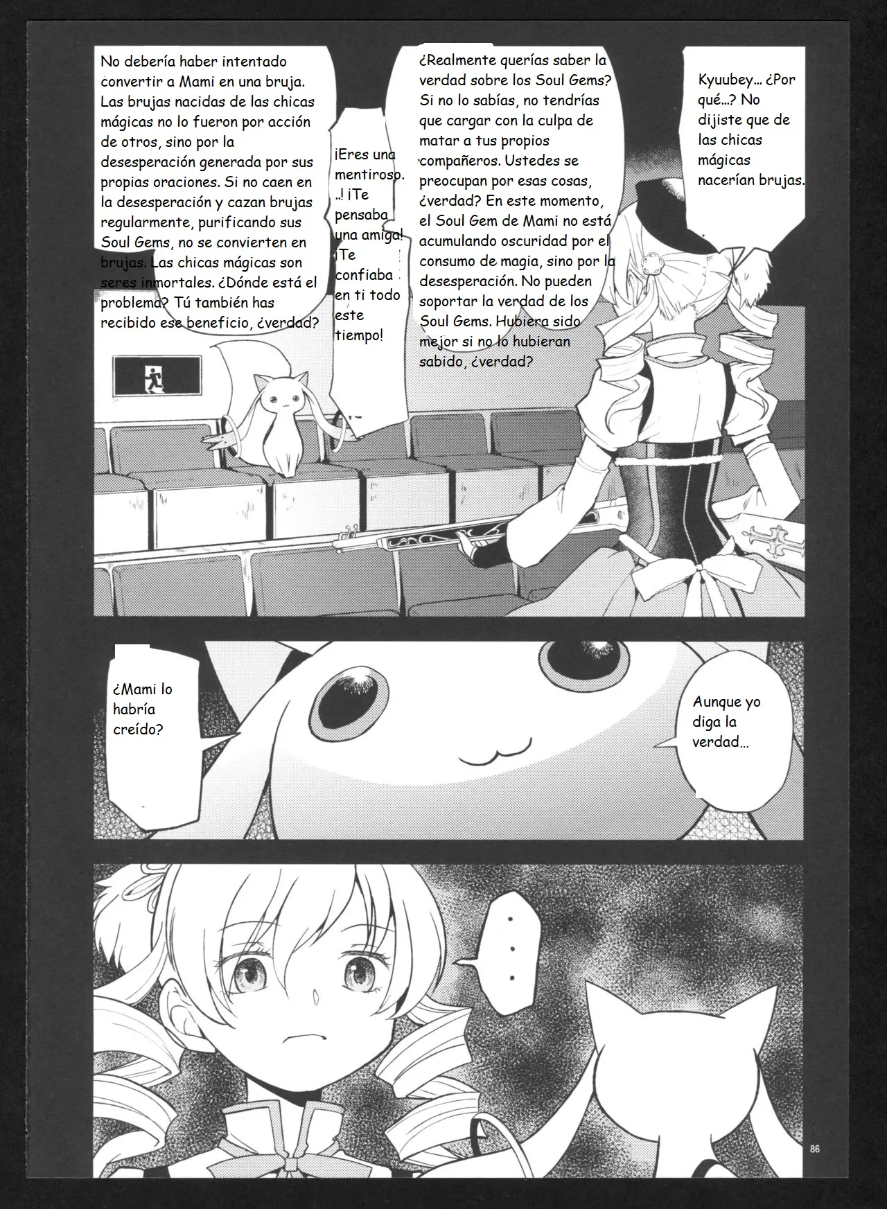 (C86) [Nedaore (Ayane)] Kakoku Shoujo Eroku San (Puella Magi Madoka Magica)(spanish)(Traduccion:CristoferDeLosAndes) Bildnummer 89