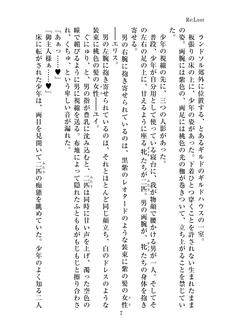 エリス&ユイNTR小説『Re _ Lost』 imagen número 10