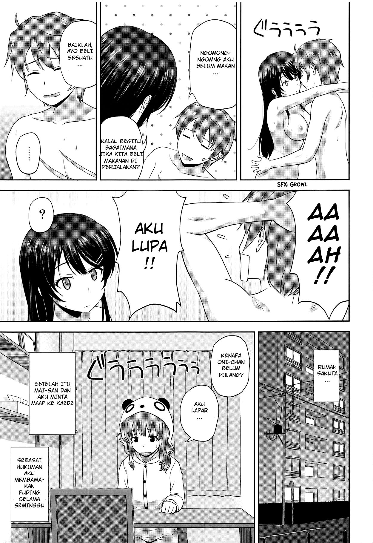 (COMIC1☆15) [G-SCAN CORP. (Satou Chagashi)] Seishun Black Time Killer (Seishun Buta Yarou wa Bunny Girl Senpai no Yume o Minai) [Indonesian] [OrangMiskin] 이미지 번호 24