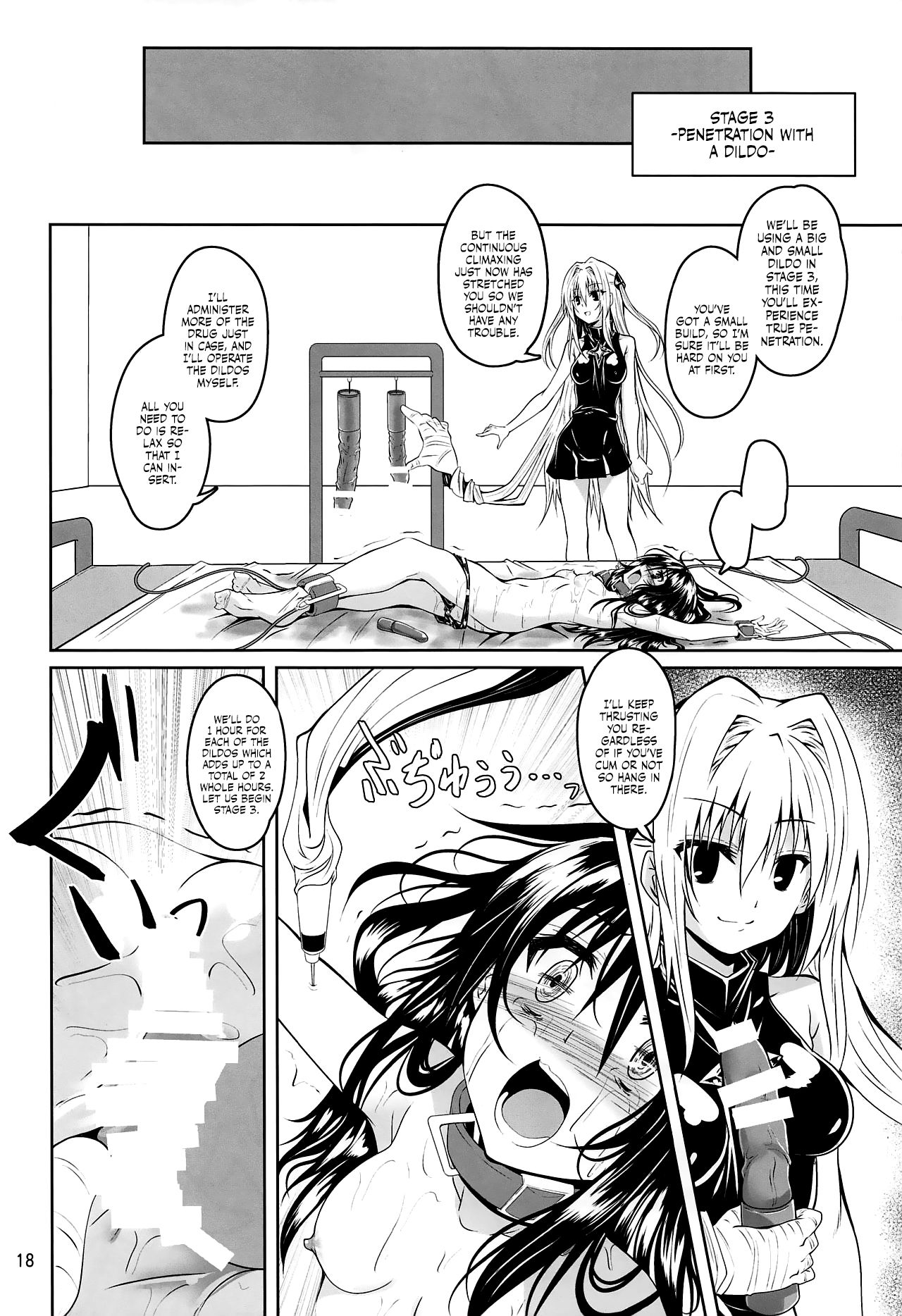 (C97) [Yoru no Benkyoukai (Fumihiro)] Kousoku Sareta Mikan ga Choukyou Game Clear o Ganbaru Hanashi | That time Mikan tried her best to clear a torture game she was kidnapped into playing (To LOVE-Ru) [English] [Kitsunebi] 画像番号 17