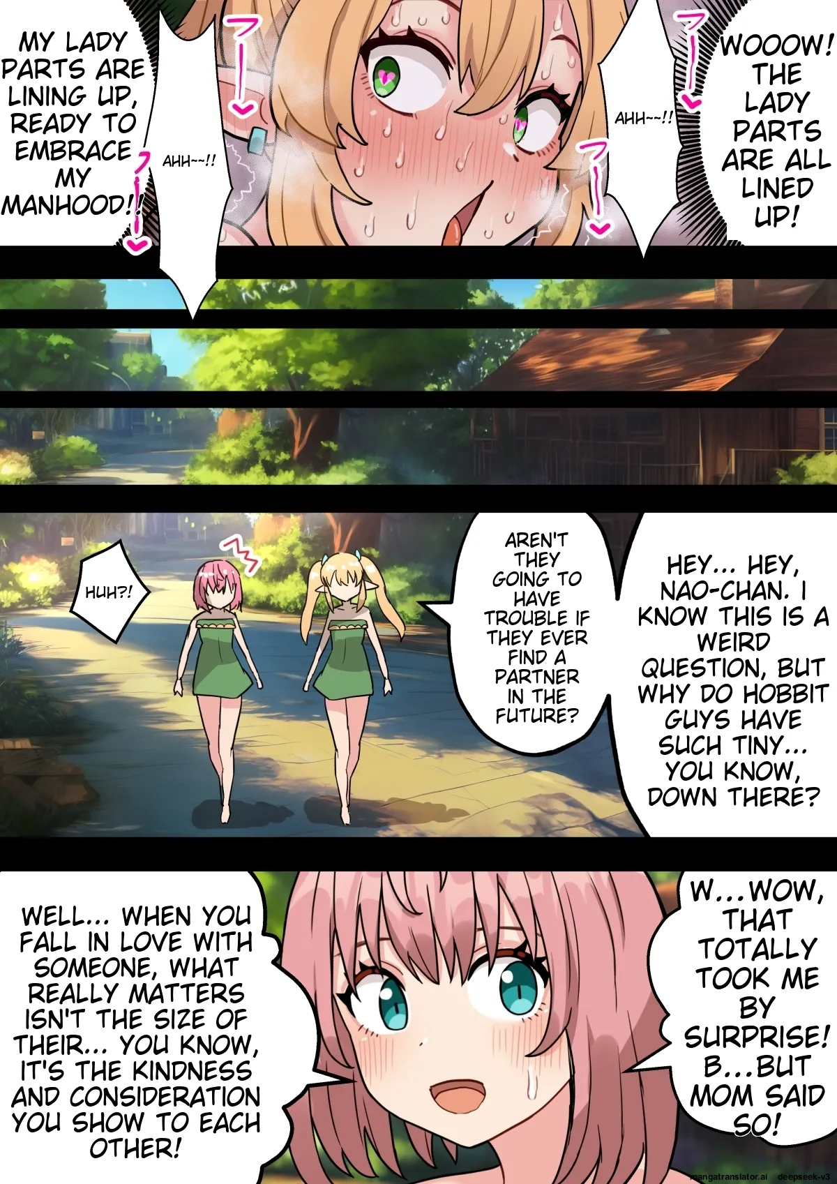 [Hotaru] [English] [Machine TL] Tanshou Houkei Futanari Hobbit Shoujo ga Mahou no Yubiwa de Kyokon Seiyoku Monster ni naru Hanashi 1-3 이미지 번호 66