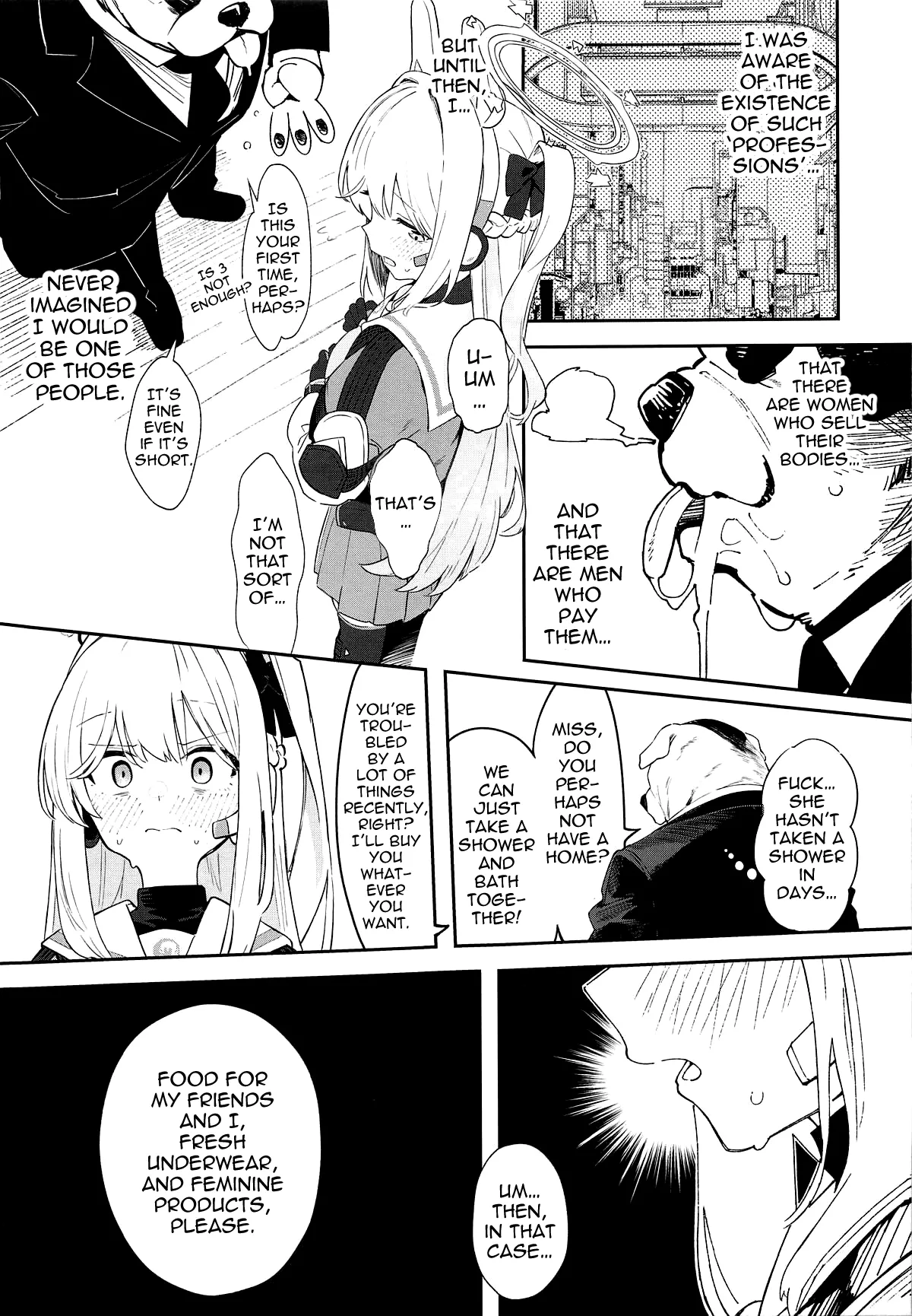 (C105) [Kawaiso Nanoha Nukeru (Nukeru)] We Are Selling! Watashi-tachi wa Utta. (Blue Archive) [English] [hardcase8translates] Bildnummer 6