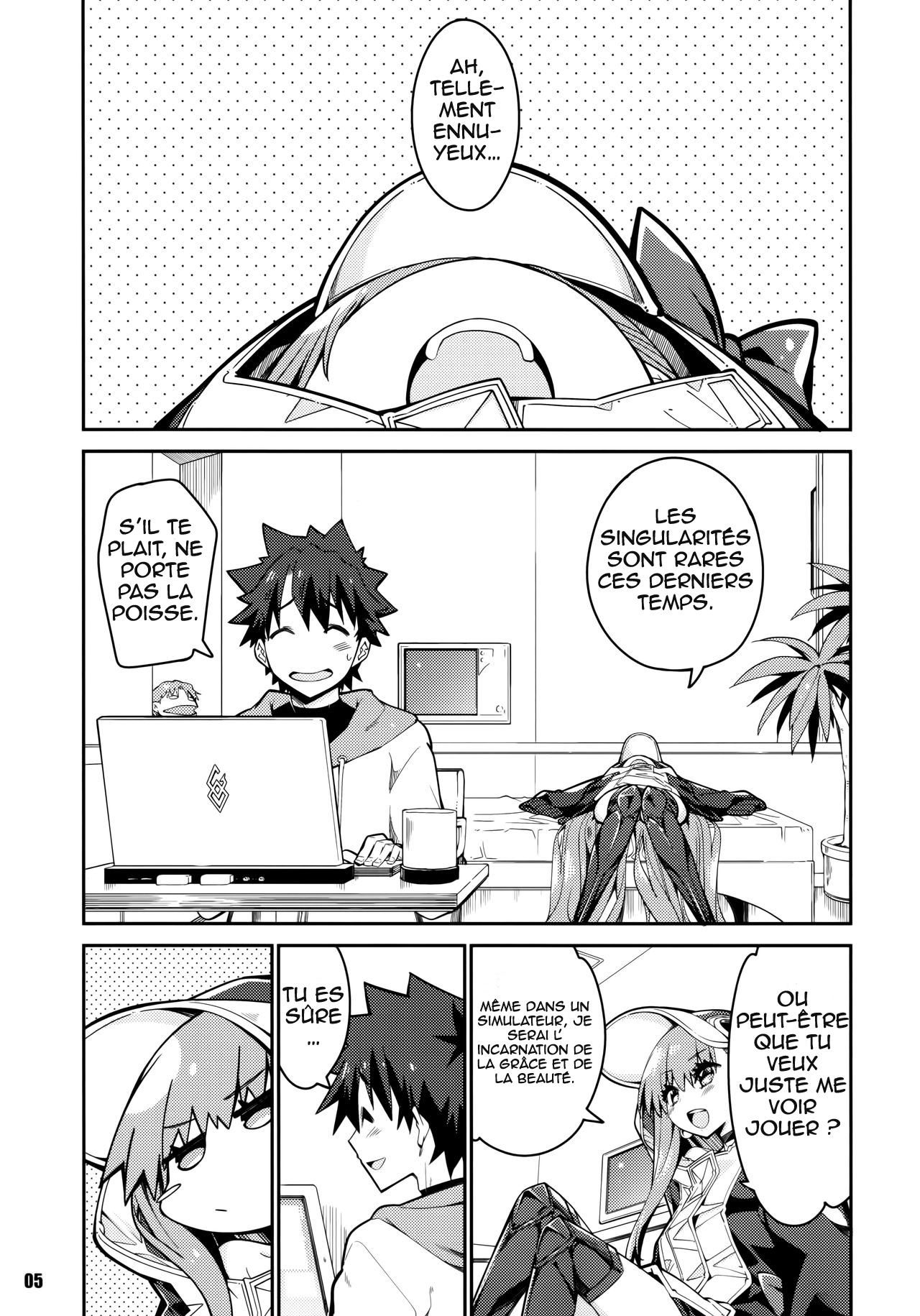 (C97) [Curry Berg Dish (Mikage)] Sono Kuchimoto ni wa Kiiroi Bara to | Une rose jaune pour ses lèvres (Fate/Grand Order) [French] [Northface] 画像番号 5