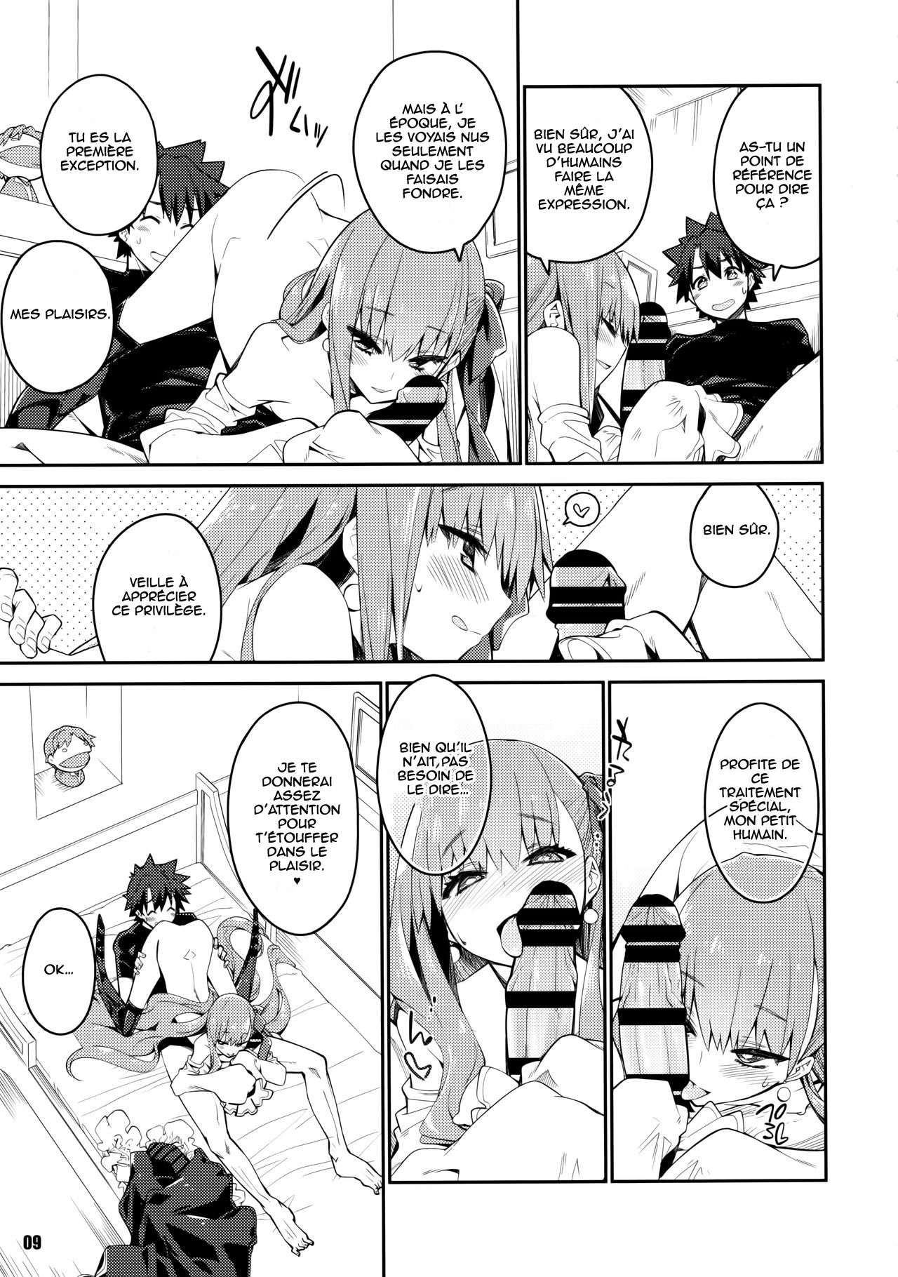 (C97) [Curry Berg Dish (Mikage)] Sono Kuchimoto ni wa Kiiroi Bara to | Une rose jaune pour ses lèvres (Fate/Grand Order) [French] [Northface] 画像番号 9