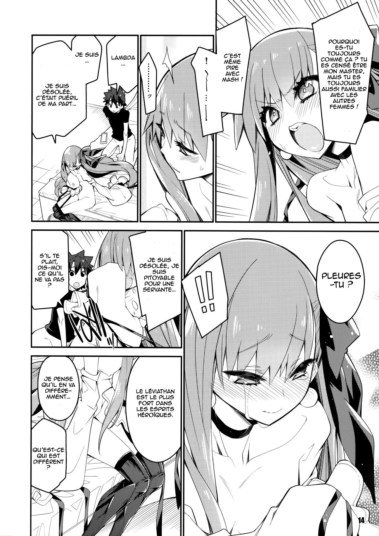 (C97) [Curry Berg Dish (Mikage)] Sono Kuchimoto ni wa Kiiroi Bara to | Une rose jaune pour ses lèvres (Fate/Grand Order) [French] [Northface] 画像番号 14