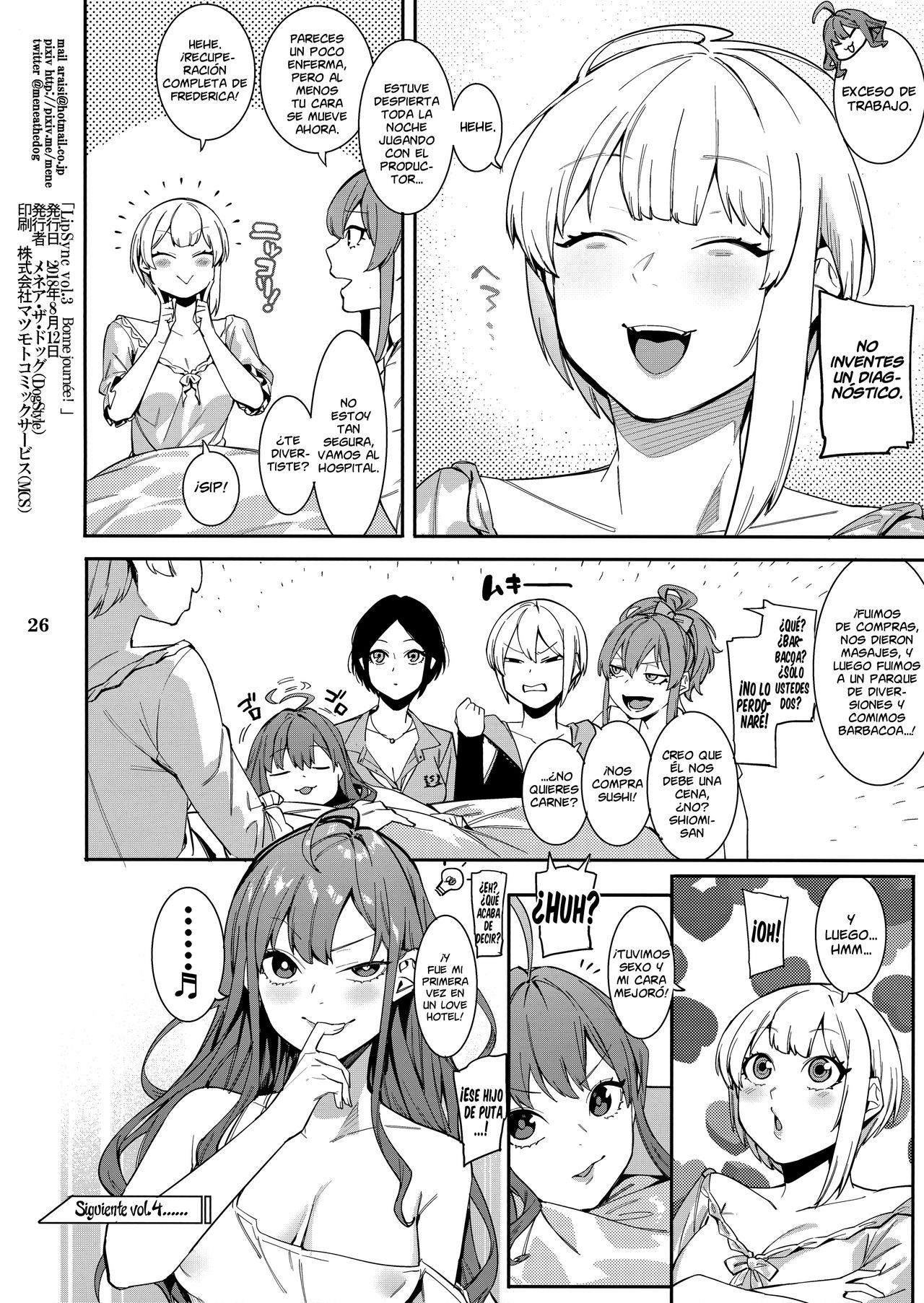 (C94) [DogStyle (Menea the Dog)] Lipsync vol.3 Bonne journée! - Lipsync vol.3 ¡Buen día! (THE IDOLM@STER CINDERELLA GIRLS) [Español] [NicoNiiScans] image number 25