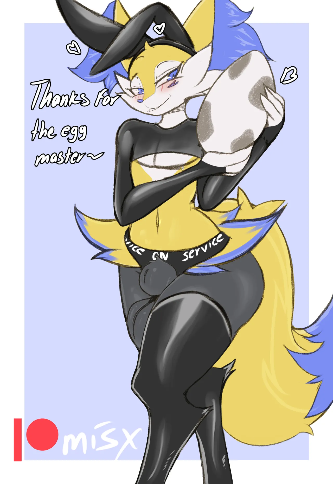 Misx blue fox Braixen image number 33