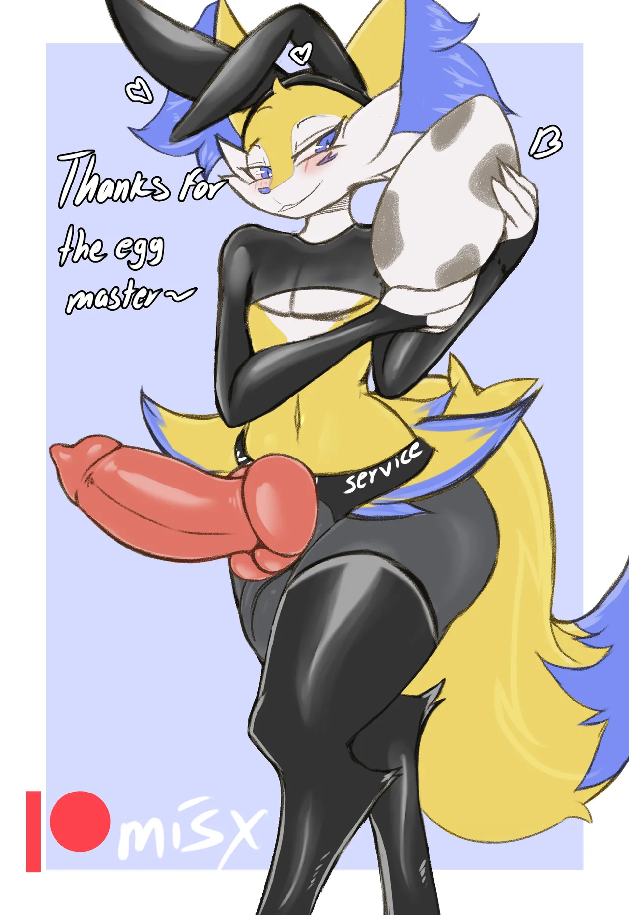Misx blue fox Braixen image number 34