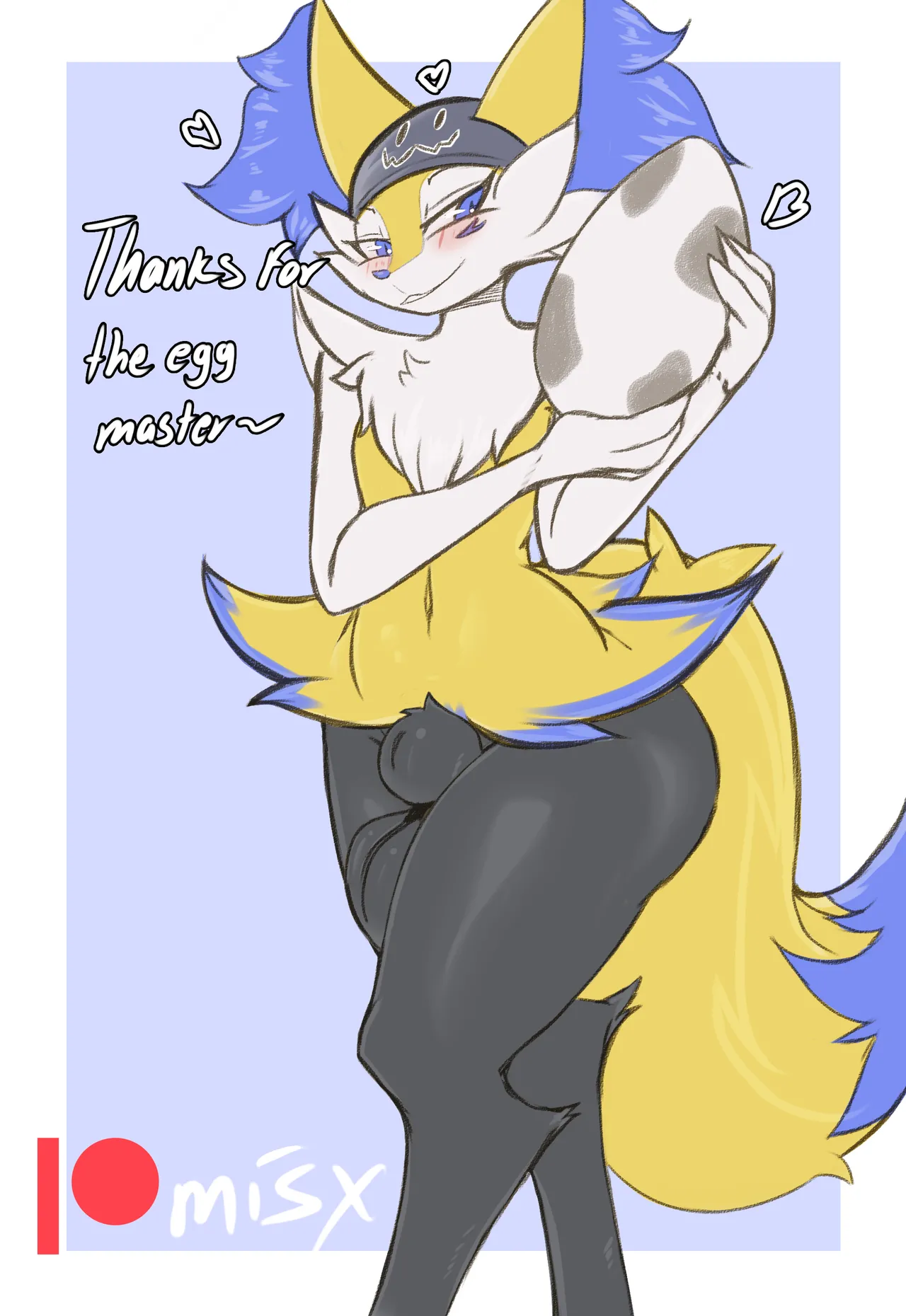 Misx blue fox Braixen image number 35