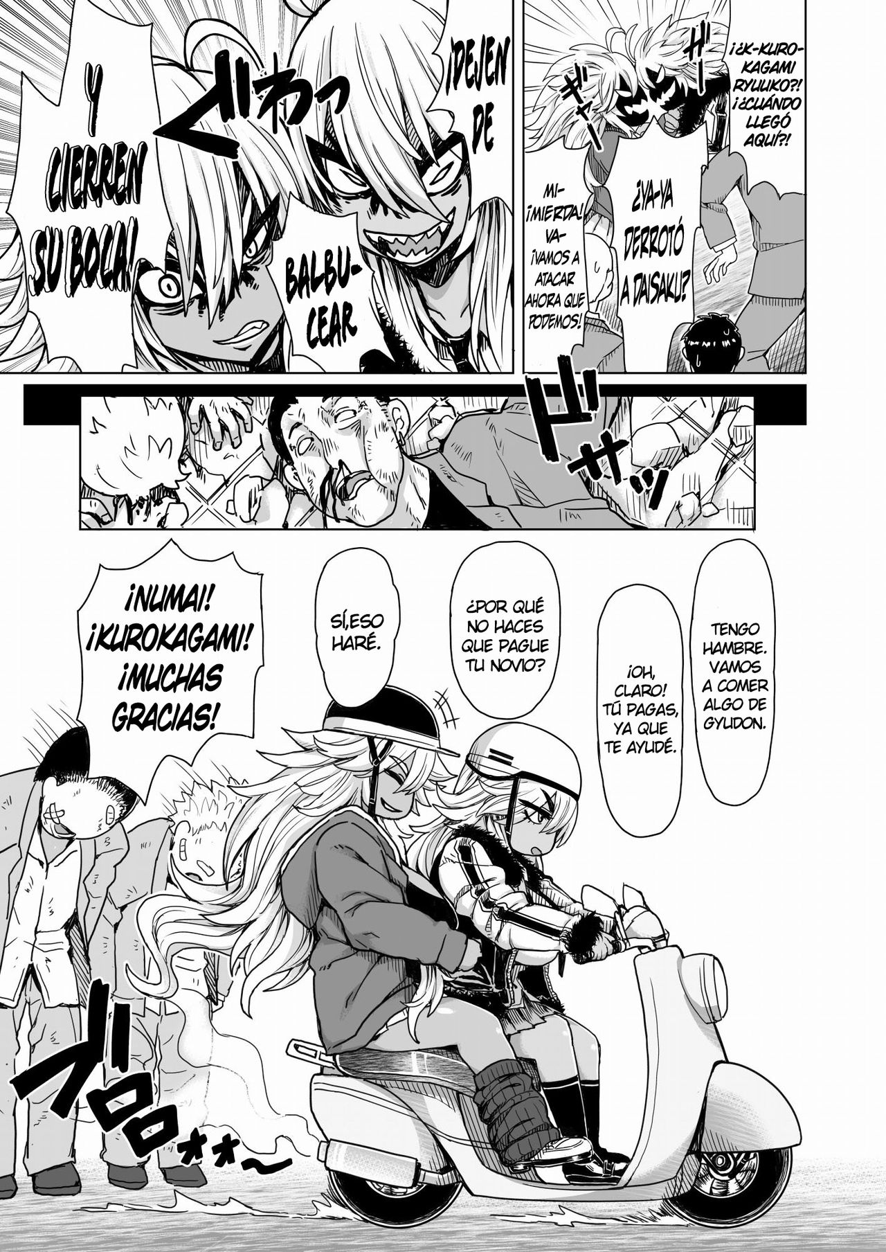 [Dragonstorm (Otogi Tetsurou)] Futari no Kuro Gal Yankee | Dos kurogals delincuentes [Spanish] [NTINFS] [Digital] изображение № 4