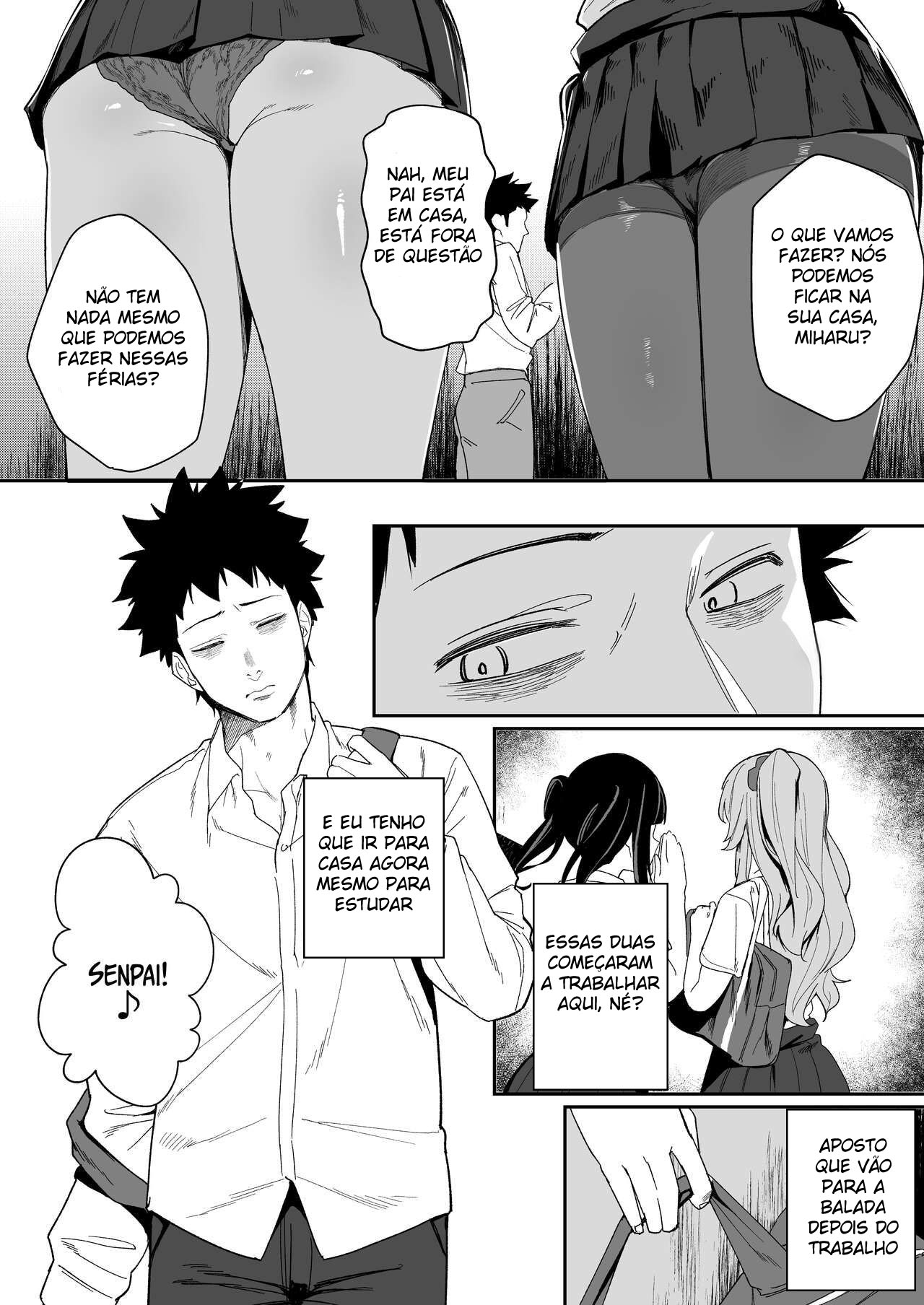 [Ebizoridan (Shien)] Senpai, Kyou Tomatte mo Ii yo ne? [Portuguese-BR] [Digital] image number 5