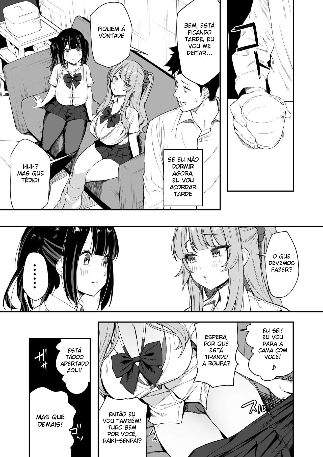 [Ebizoridan (Shien)] Senpai, Kyou Tomatte mo Ii yo ne? [Portuguese-BR] [Digital] image number 12