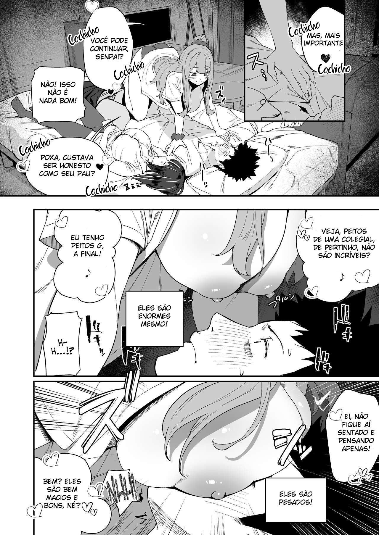 [Ebizoridan (Shien)] Senpai, Kyou Tomatte mo Ii yo ne? [Portuguese-BR] [Digital] image number 27