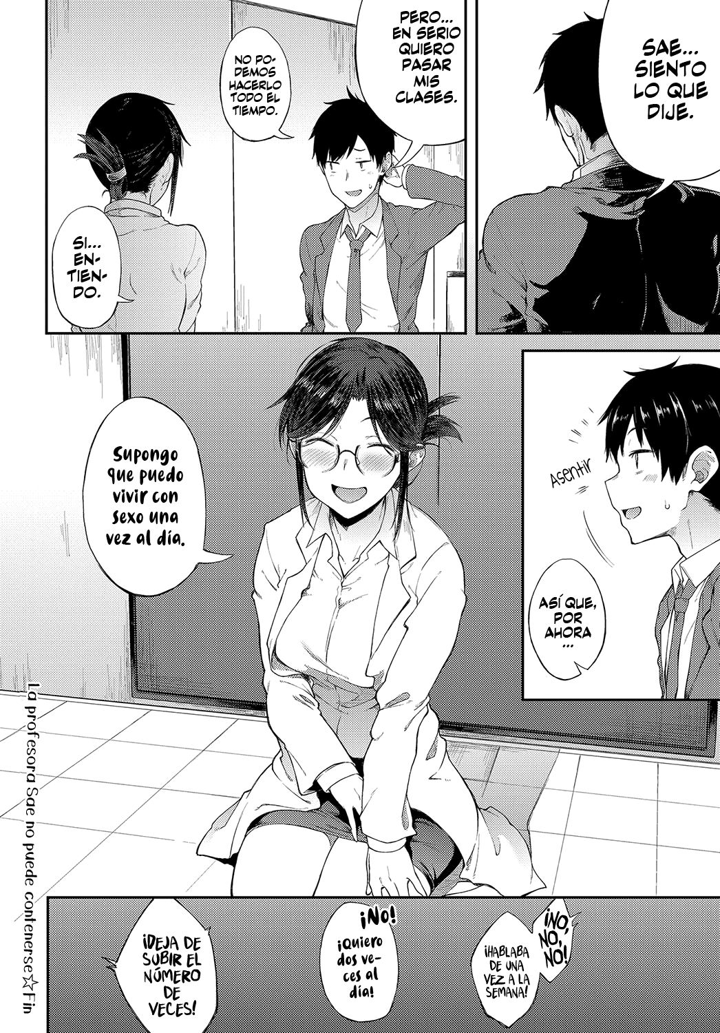 [Spiritus Tarou] Sae-chan Sensei wa Gaman Dekinai | La profesora Sae no puede contenerse (COMIC Anthurium 2018-05) [Spanish] [UH12] [Digital] Bildnummer 20