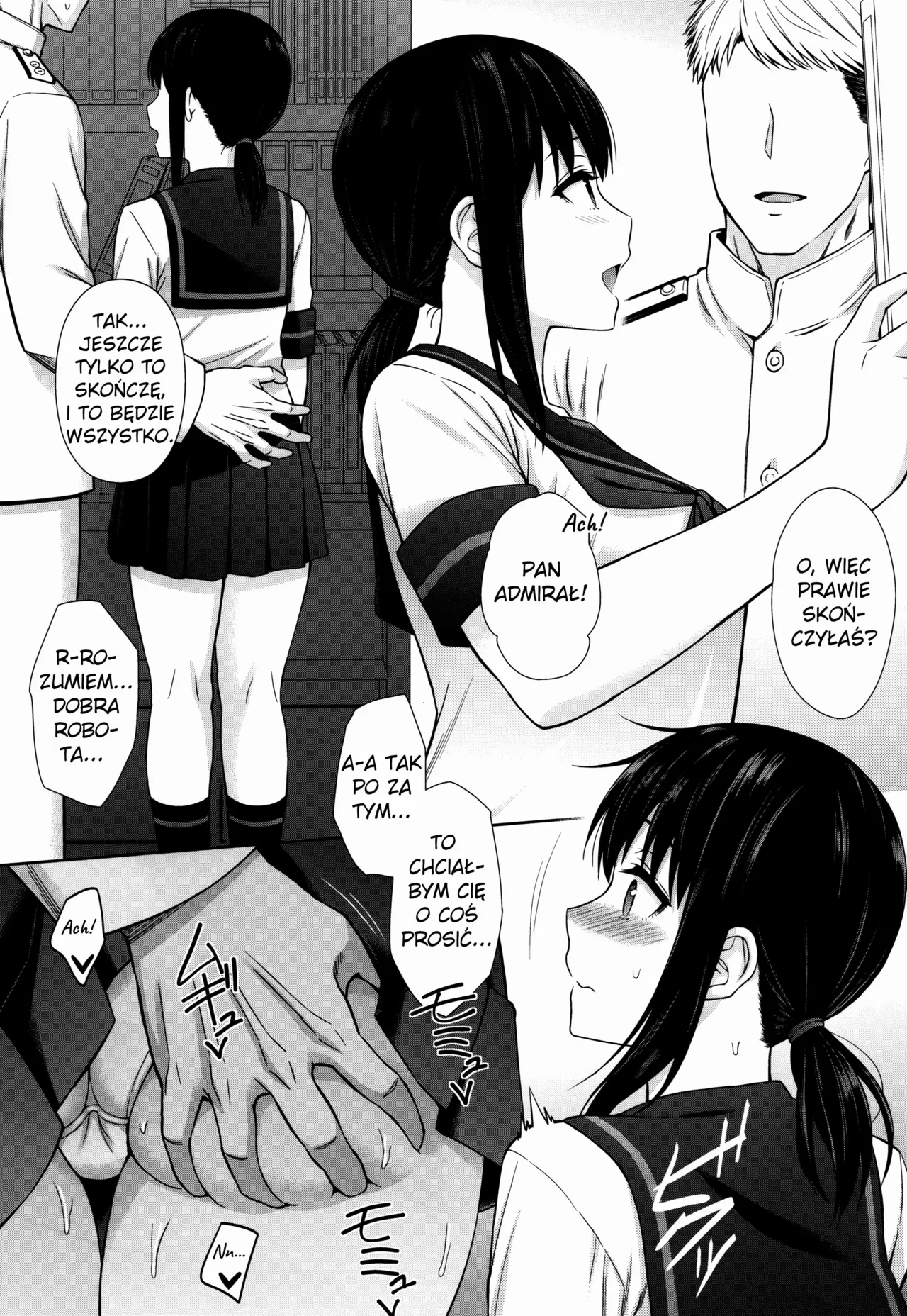 [Umi Neuron] JC Kanmusu Fubuki-Chan ni Honki de Ninshin Shite Morau Hanashi.  Story About Seriously Impregnating Fubuki-chan, The JC Shipgirl (Kantai Collection -KanColle-) [Polish] Bildnummer 3