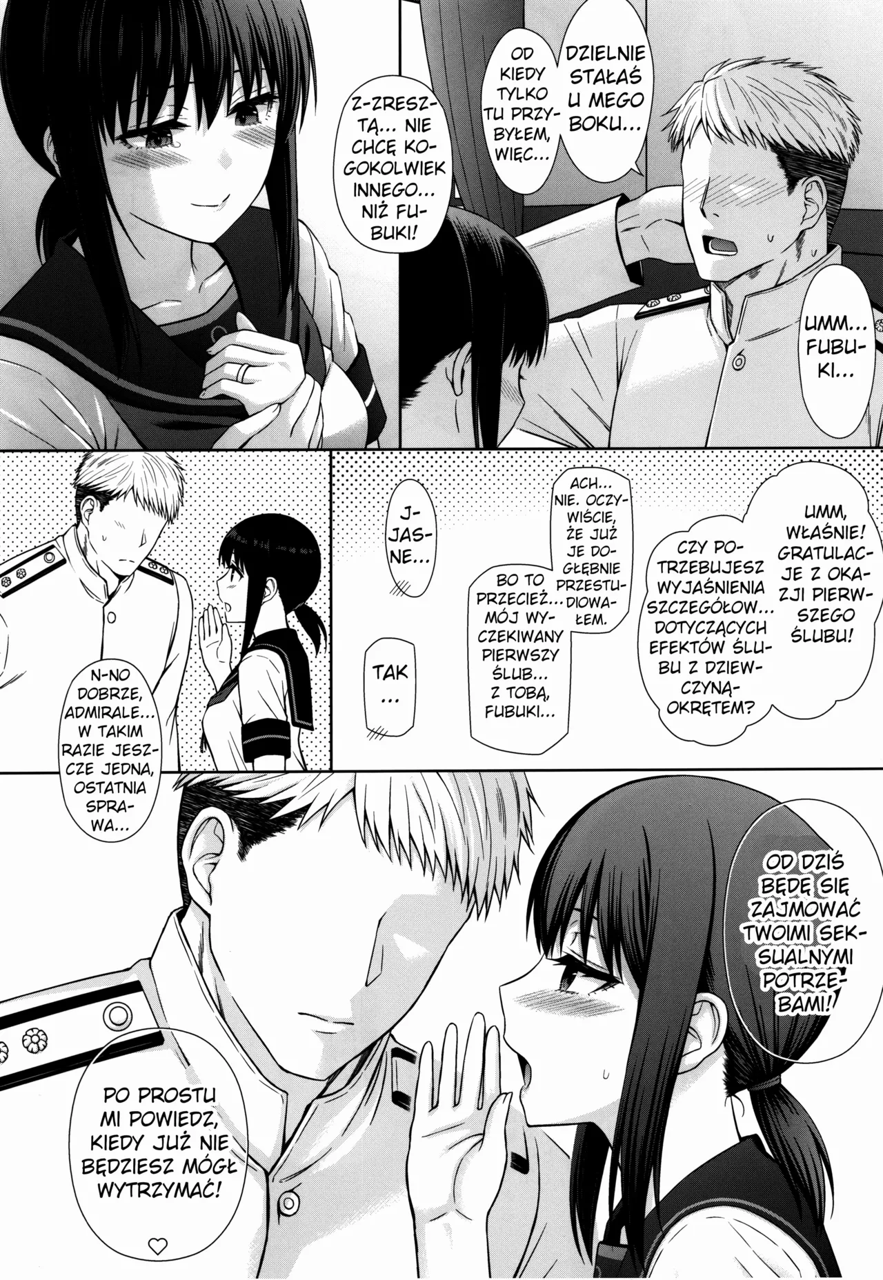 [Umi Neuron] JC Kanmusu Fubuki-Chan ni Honki de Ninshin Shite Morau Hanashi.  Story About Seriously Impregnating Fubuki-chan, The JC Shipgirl (Kantai Collection -KanColle-) [Polish] Bildnummer 7