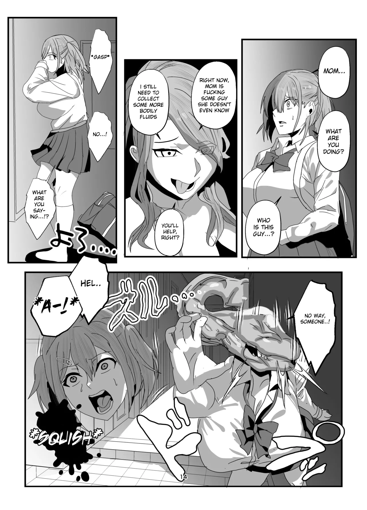 [Nottori-Dou (Poze)] Sagekawaru Haha Musume | Replacing Mother and Daughter image number 14