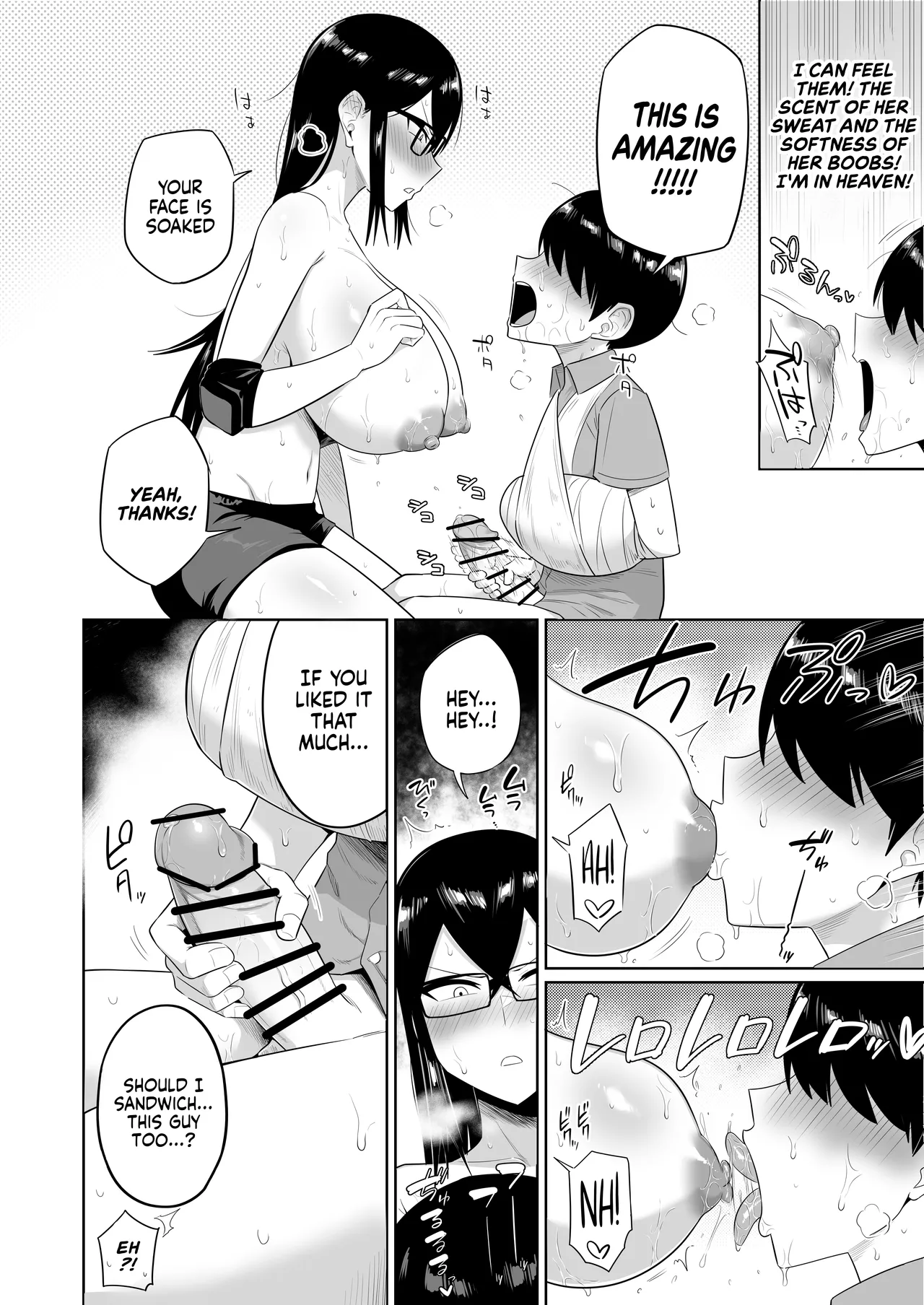 [Makosho] Sewayaki na Kyonyuu Gakkyuu Iinchou Sono 1-12 | The Kind and Caring Busty Class Rep Ch.1-12 [English] [NudeSalad] (Ongoing) 이미지 번호 55