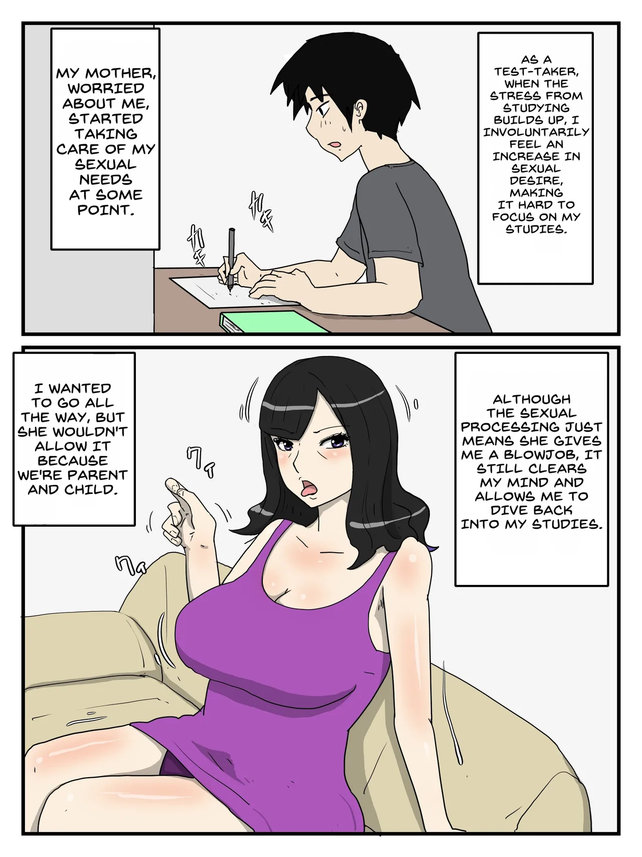 [poteto-chips] Haha no Seishori Fella no Tsuzuki wa Nakadashi Sex made Shitai image number 2