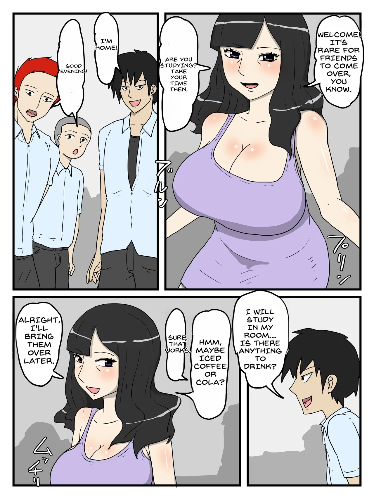 [poteto-chips] Haha no Seishori Fella no Tsuzuki wa Nakadashi Sex made Shitai image number 8