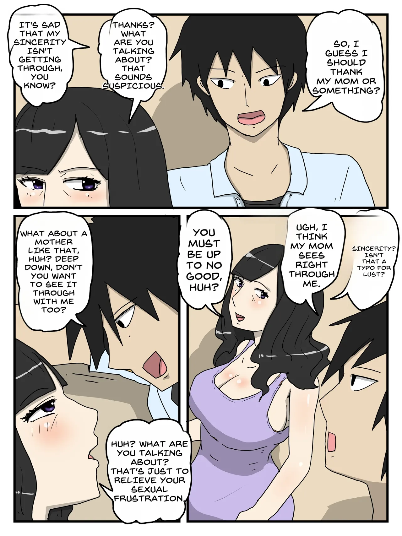 [poteto-chips] Haha no Seishori Fella no Tsuzuki wa Nakadashi Sex made Shitai image number 10