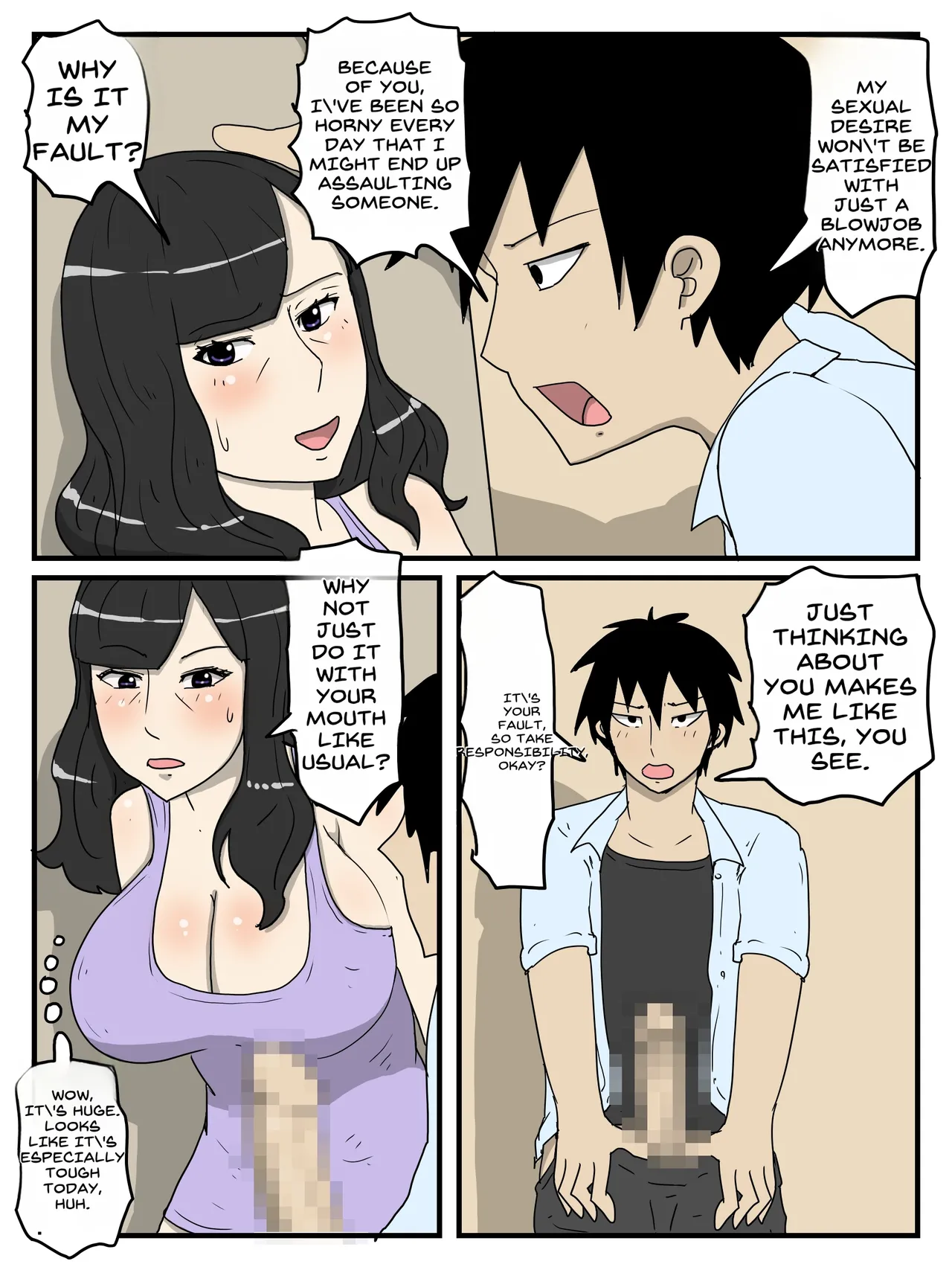 [poteto-chips] Haha no Seishori Fella no Tsuzuki wa Nakadashi Sex made Shitai image number 11