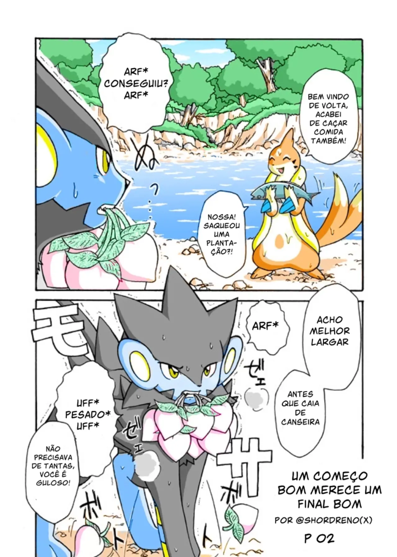 [Mikaduki Karasu] Kekka Yokereba Subete Yoshi | Um começo bom merece um final bom (Pokémon) [Portuguese] [Kekka Doujin] [Colorized] numero di immagine  2