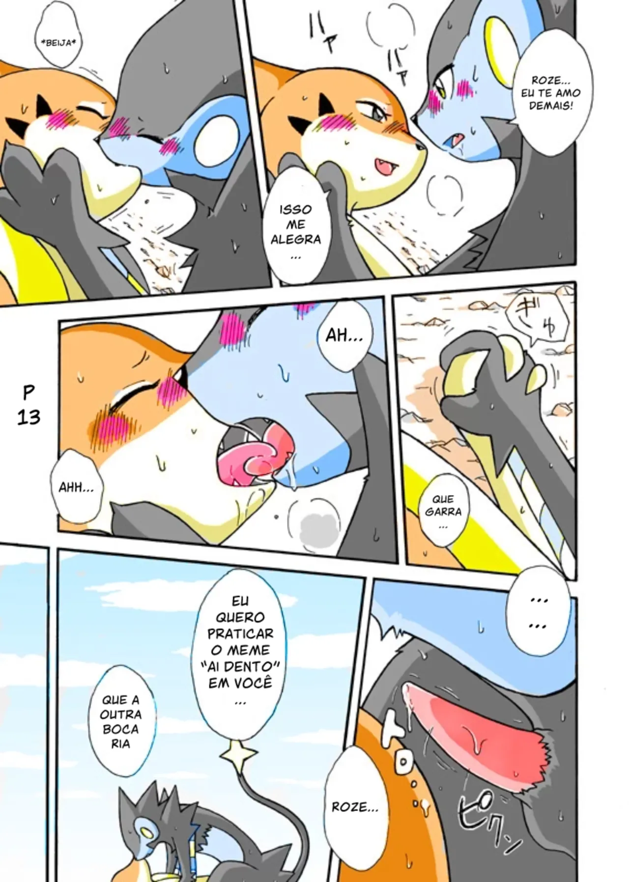[Mikaduki Karasu] Kekka Yokereba Subete Yoshi | Um começo bom merece um final bom (Pokémon) [Portuguese] [Kekka Doujin] [Colorized] numero di immagine  13