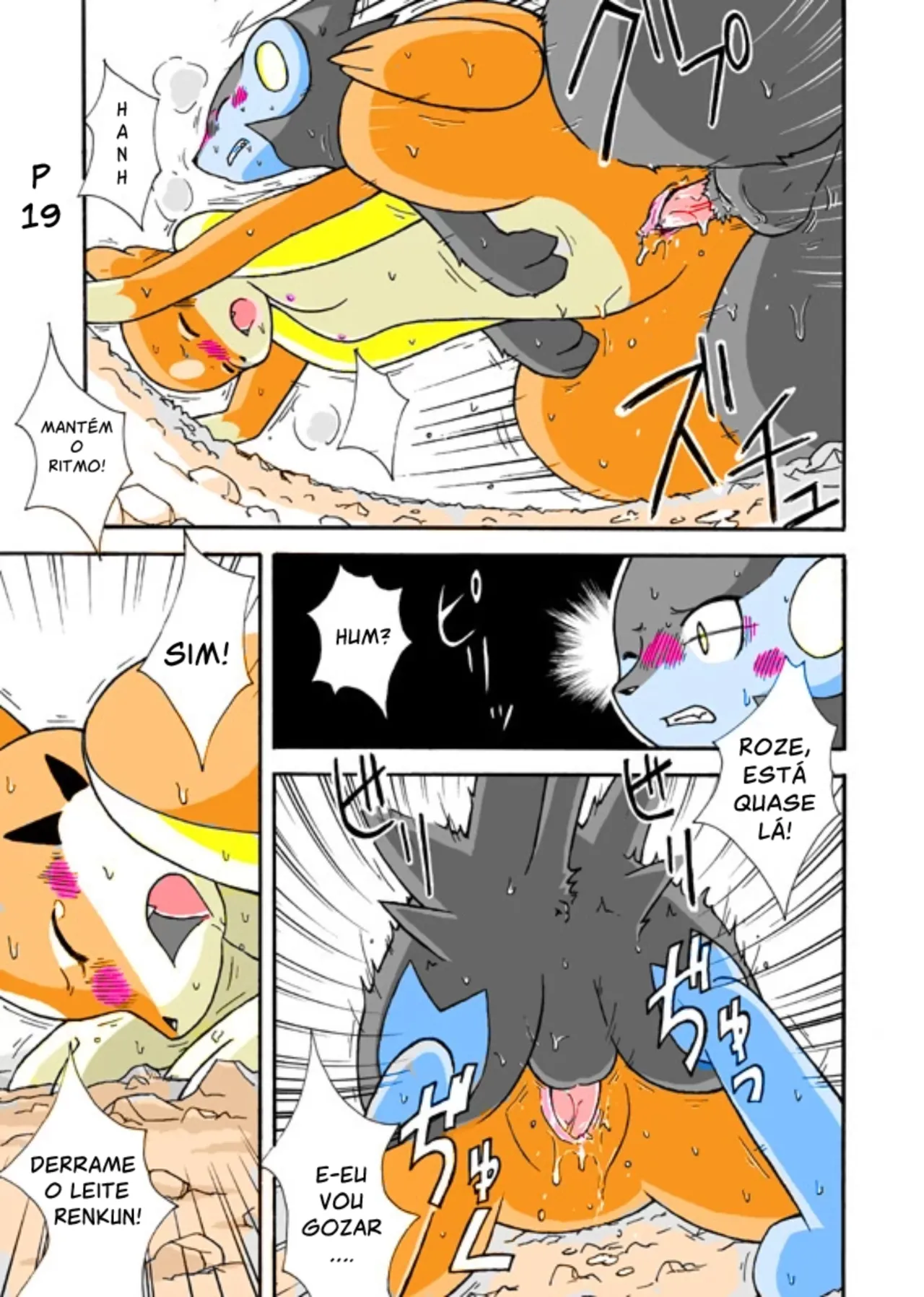 [Mikaduki Karasu] Kekka Yokereba Subete Yoshi | Um começo bom merece um final bom (Pokémon) [Portuguese] [Kekka Doujin] [Colorized] numero di immagine  19