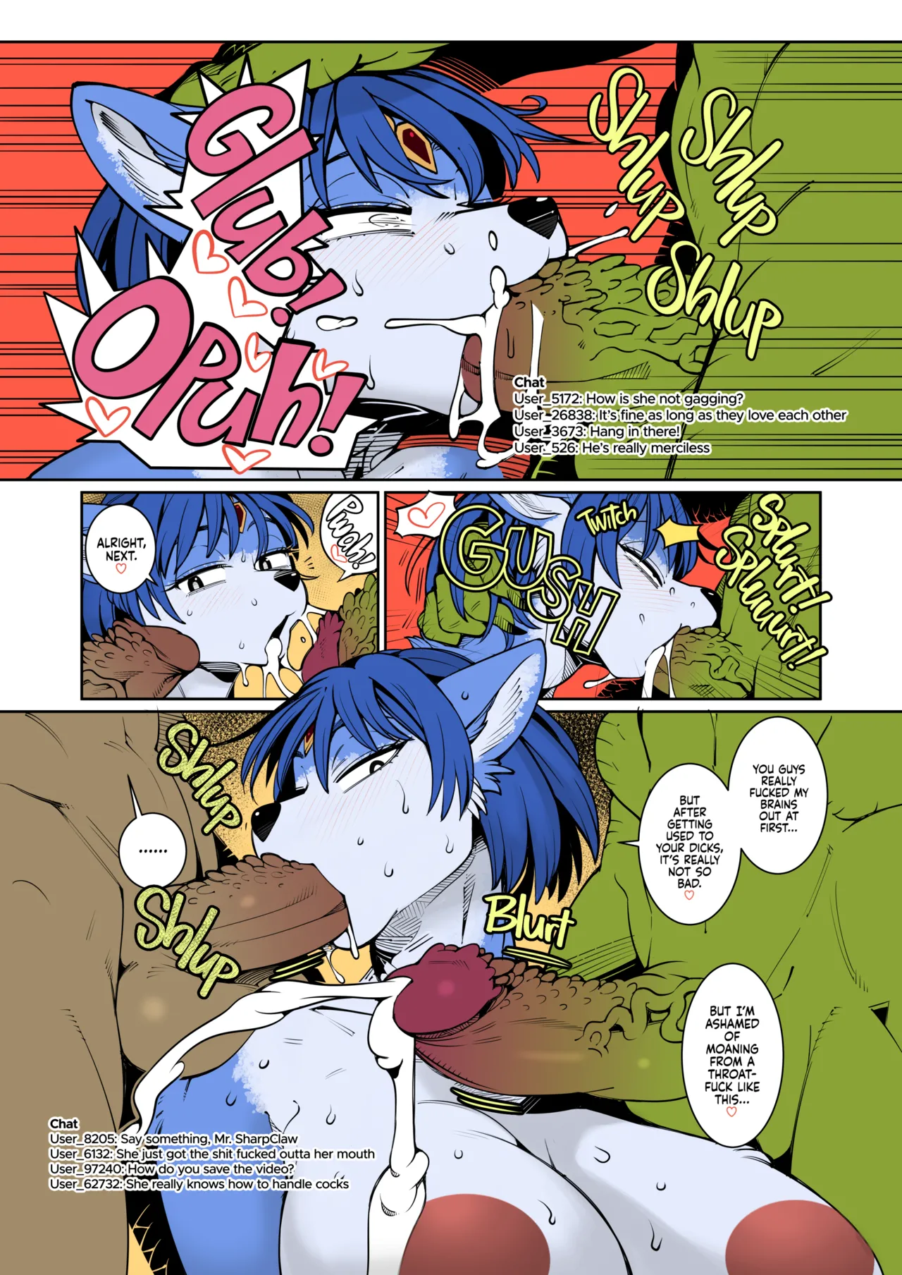 [Kemono Ekaki no Kousoku 2 (Sindoll)] Brutal Immoral Krystal (Star Fox) [English] Colored 图片编号 4