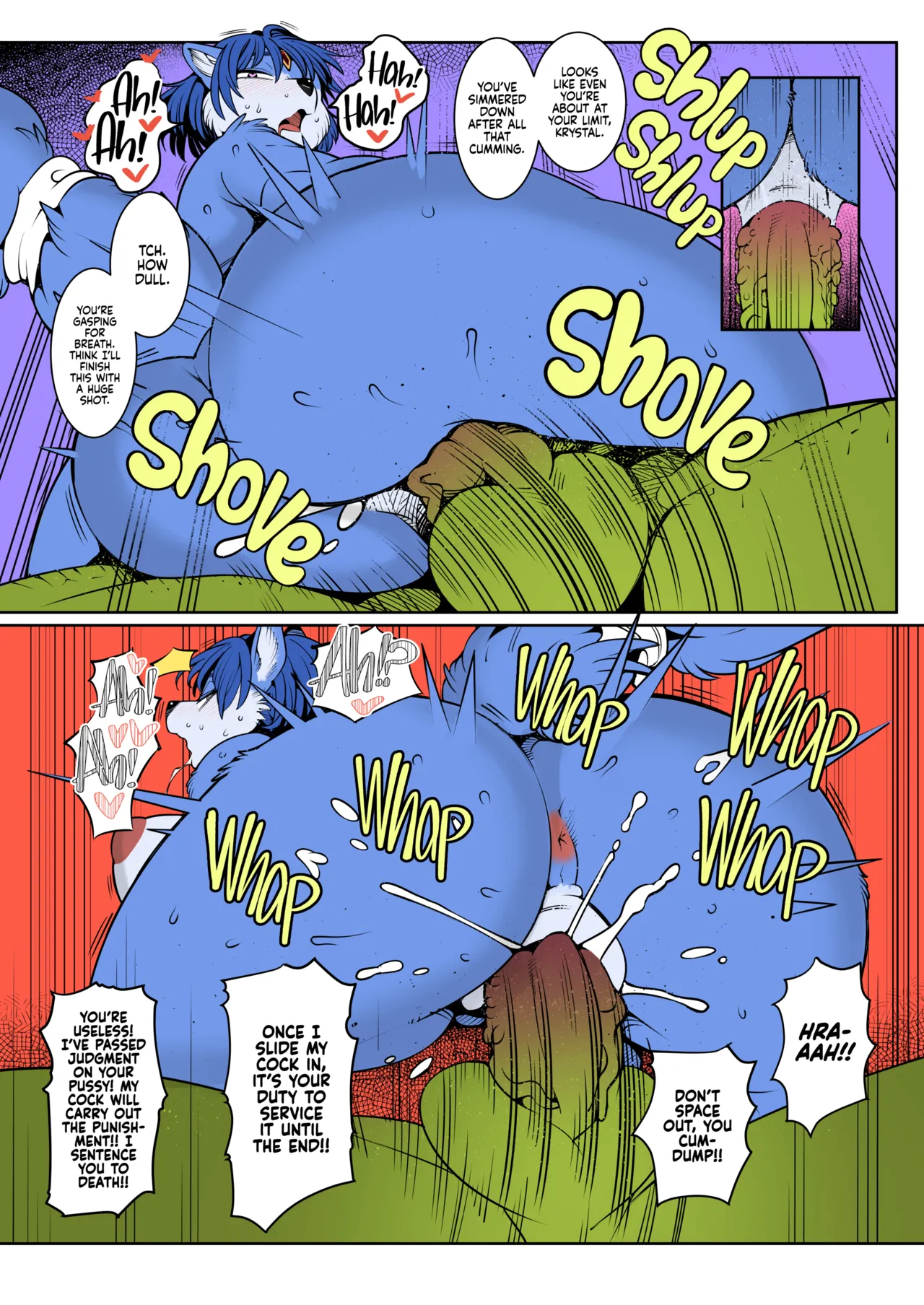 [Kemono Ekaki no Kousoku 2 (Sindoll)] Brutal Immoral Krystal (Star Fox) [English] Colored 图片编号 14