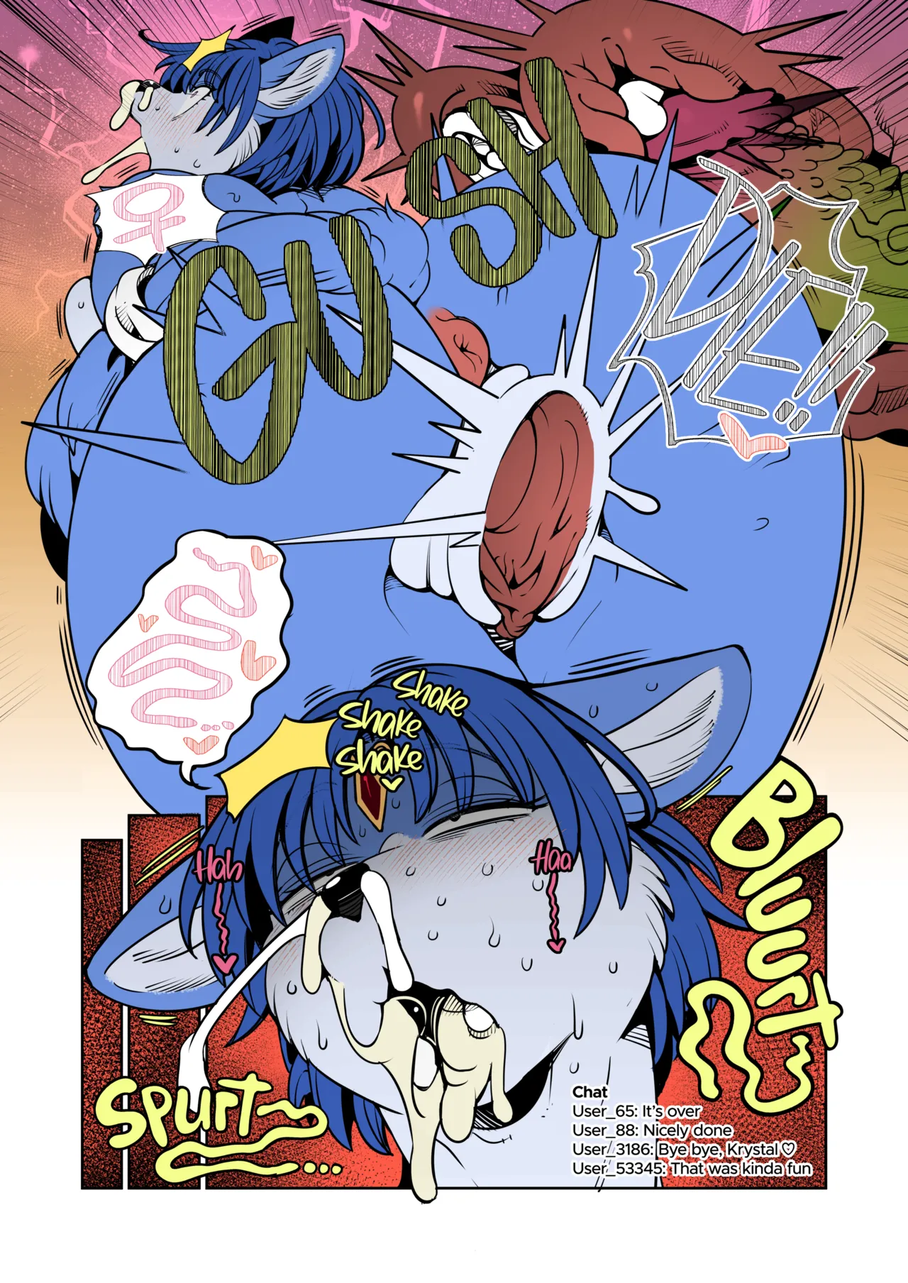 [Kemono Ekaki no Kousoku 2 (Sindoll)] Brutal Immoral Krystal (Star Fox) [English] Colored 图片编号 16