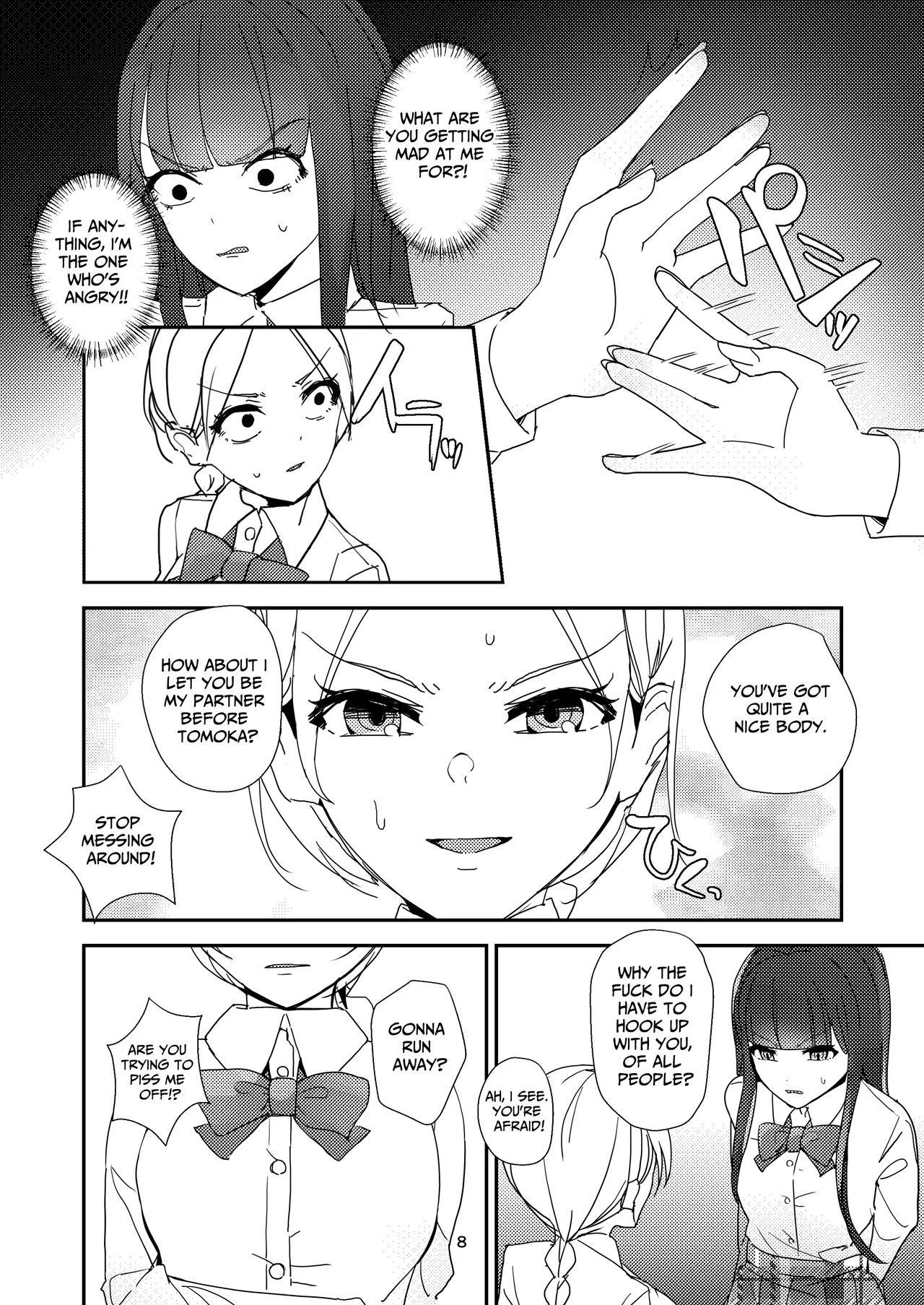 [Miyazaki Usagi House (Miyazaki)] A Tense Yuri Eromanga - She's Mine! [English] [tsuyoshi] image number 8