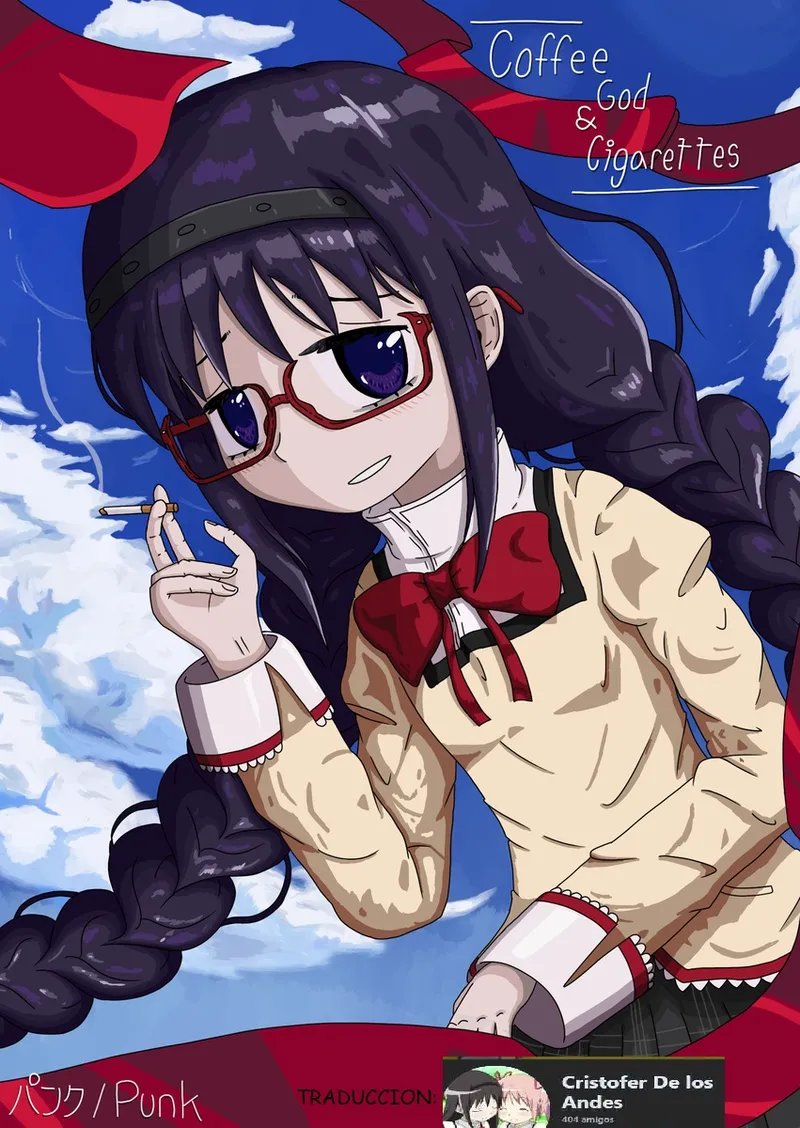 Mahou Shoujo Madoka★Magica - Coffee God and Cigarettes (Doujinshi) パンク / Punk (Traduccion:CristoferDeLosAndes) image number 1